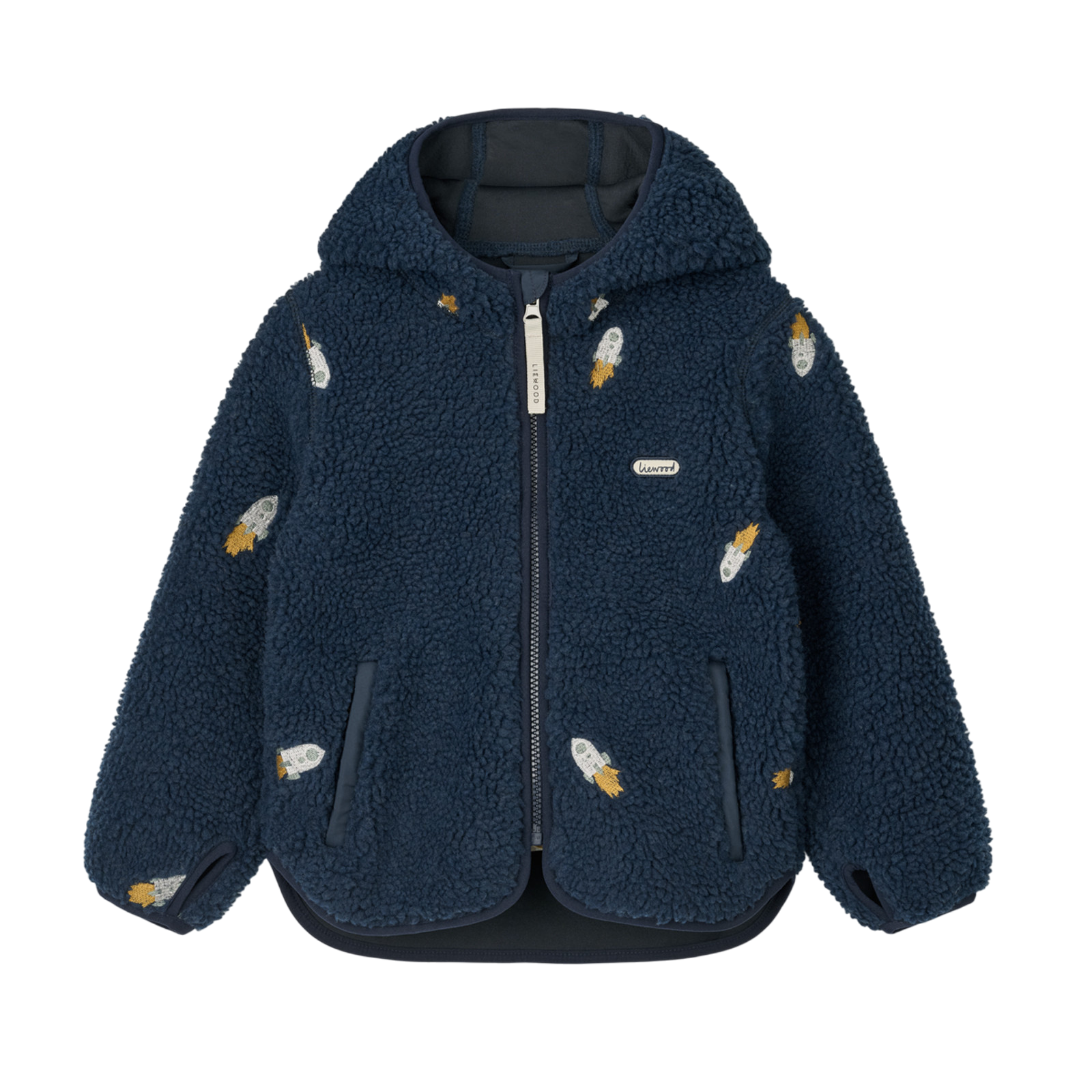 Jacke Mara Pile Rocket Classic Navy Embroidery
