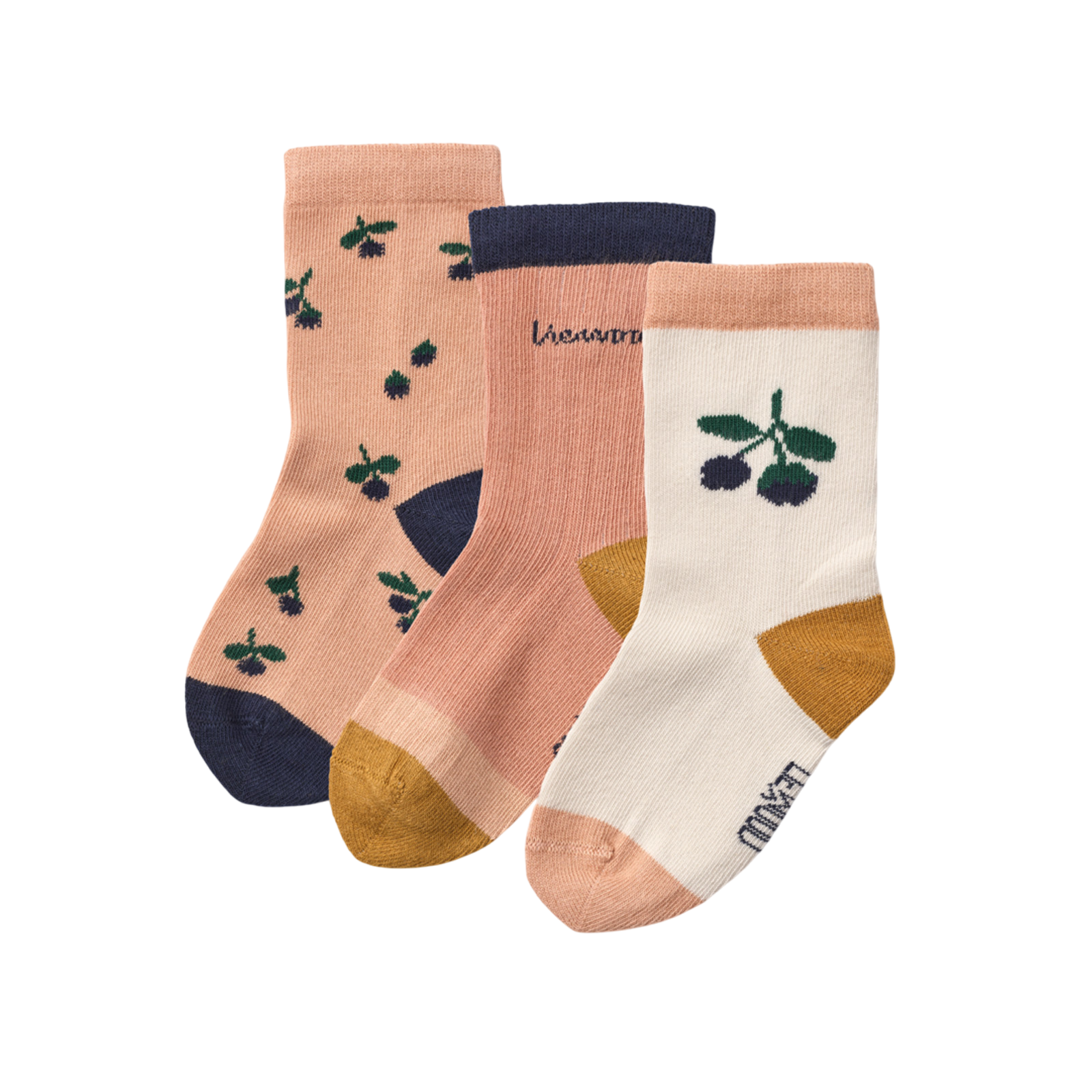 Socken 3er-Set Silas Berry Pale Tuscany