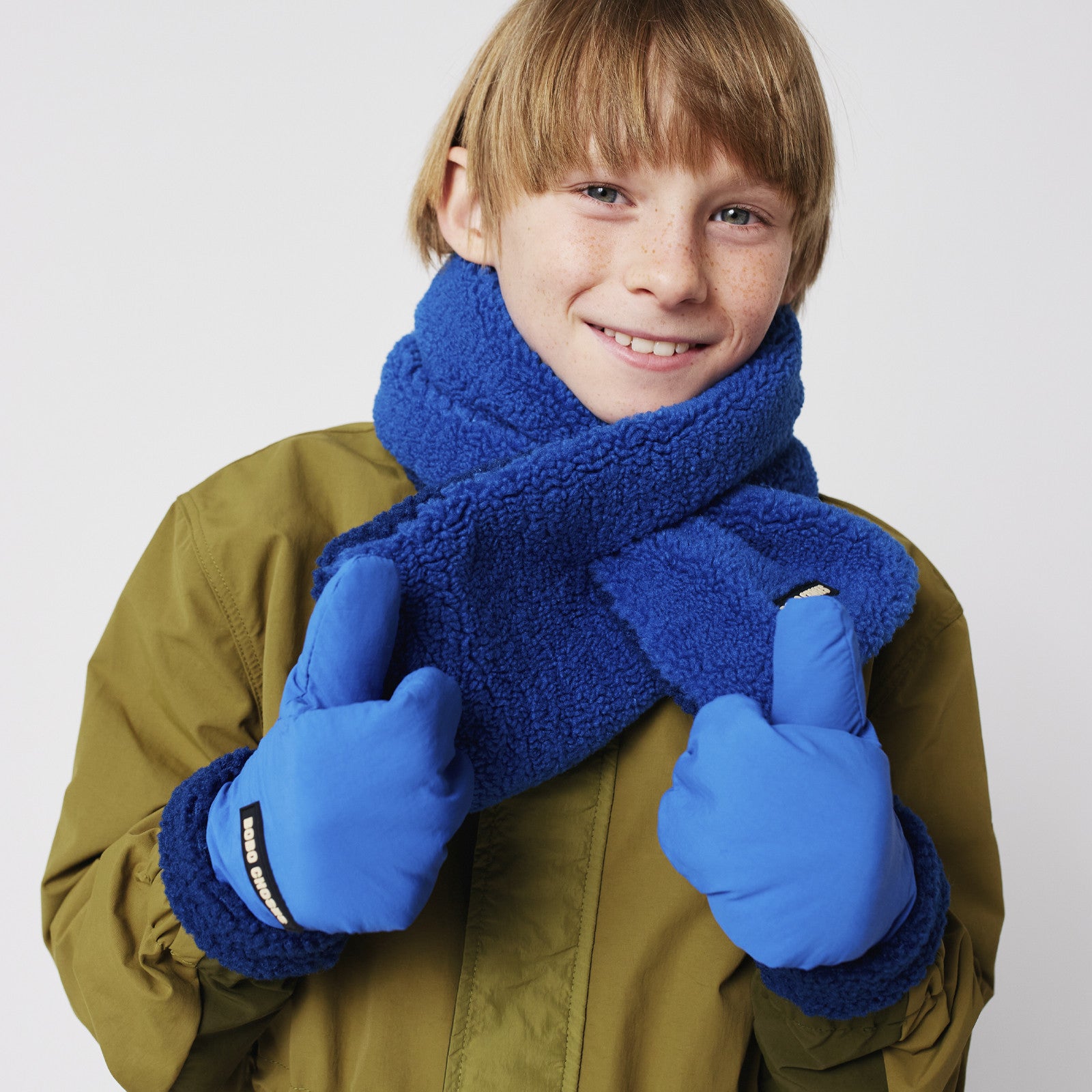 Moufles Bobo Choses Bicolor Blue