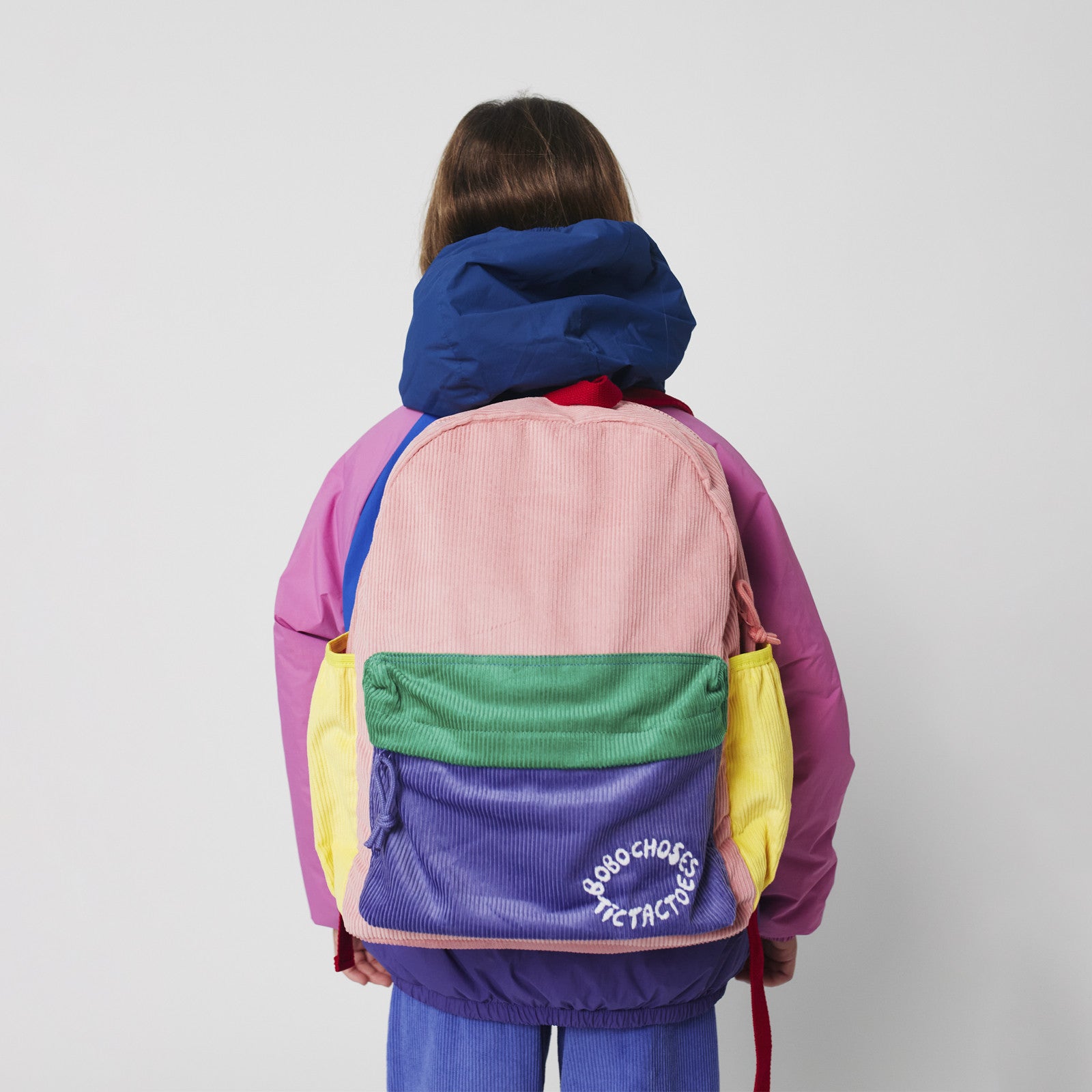 Sac à dos scolaire Tic Tac Toe Color Block Multicolor