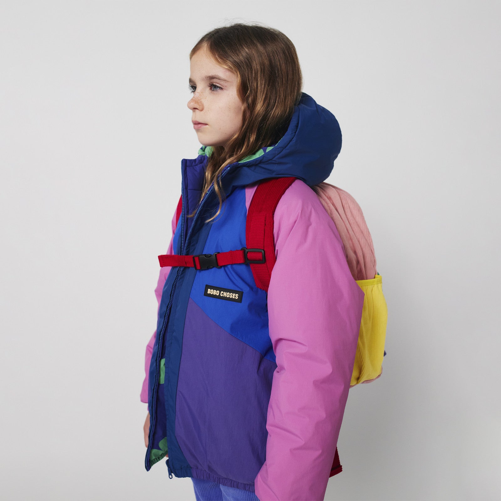 Sac à dos scolaire Tic Tac Toe Color Block Multicolor