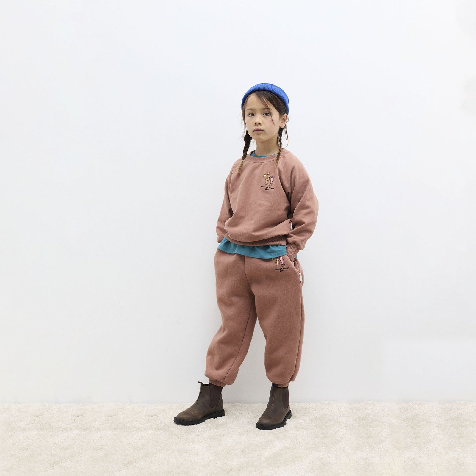 Sweat-shirt Toothbrush rose poussiéreux