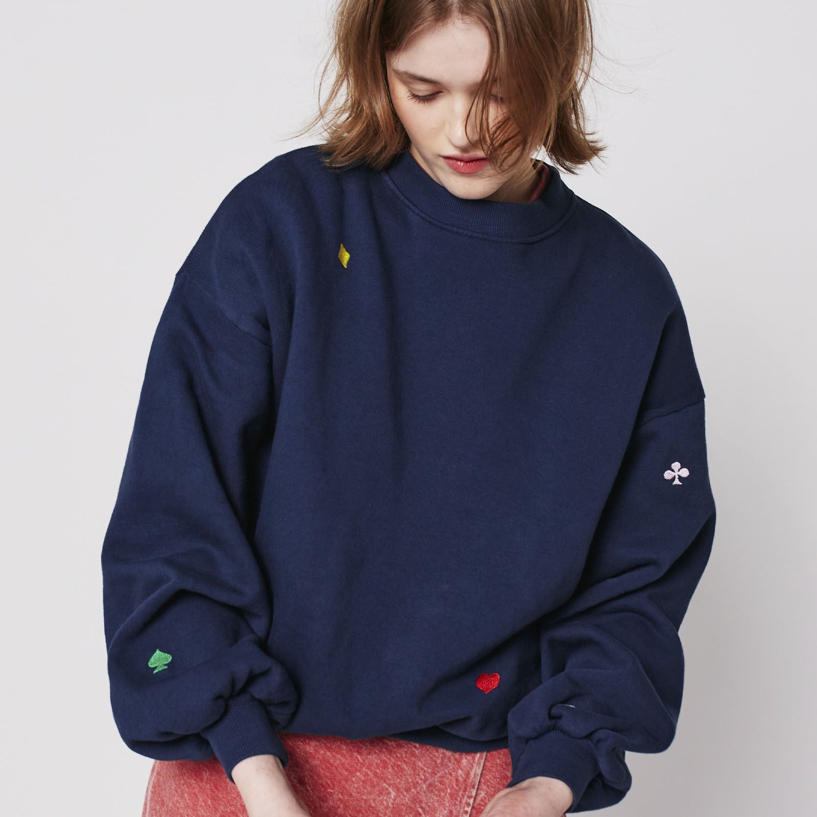 Adult Sweatshirt Relaxed Navy