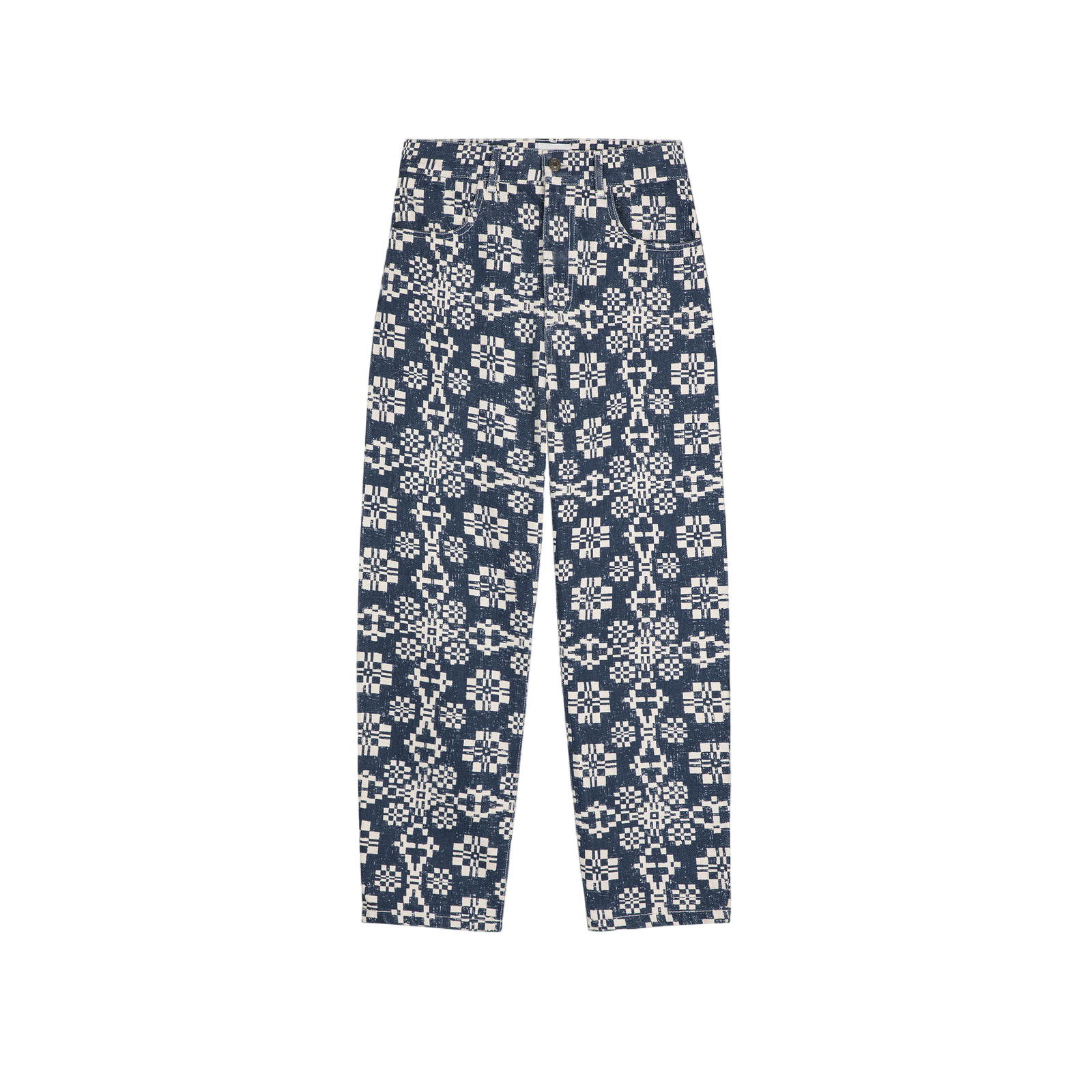 Adult Jeans Kaleidoscope Pattern Midnight Blue