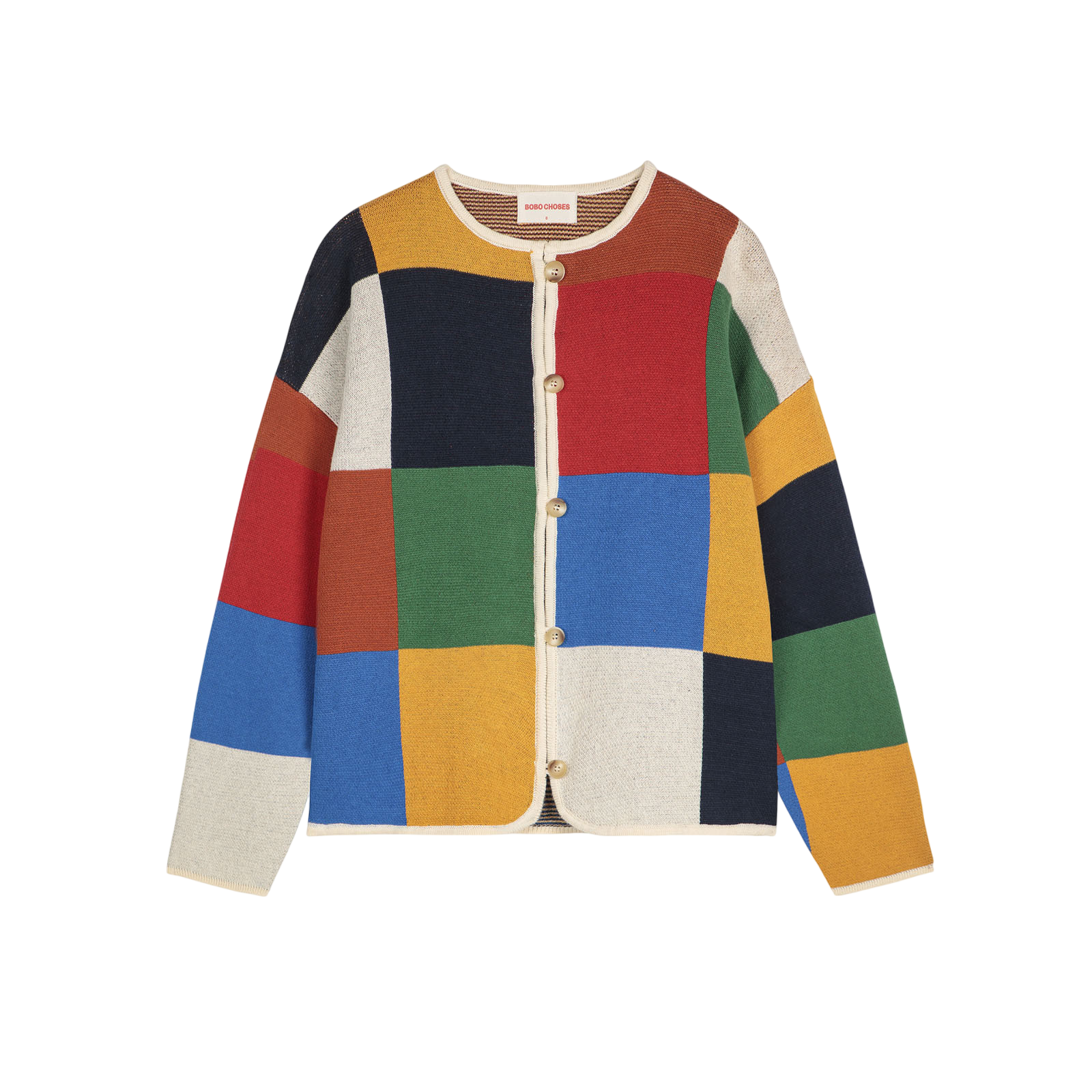 Cardigan adulte Multicolor Check