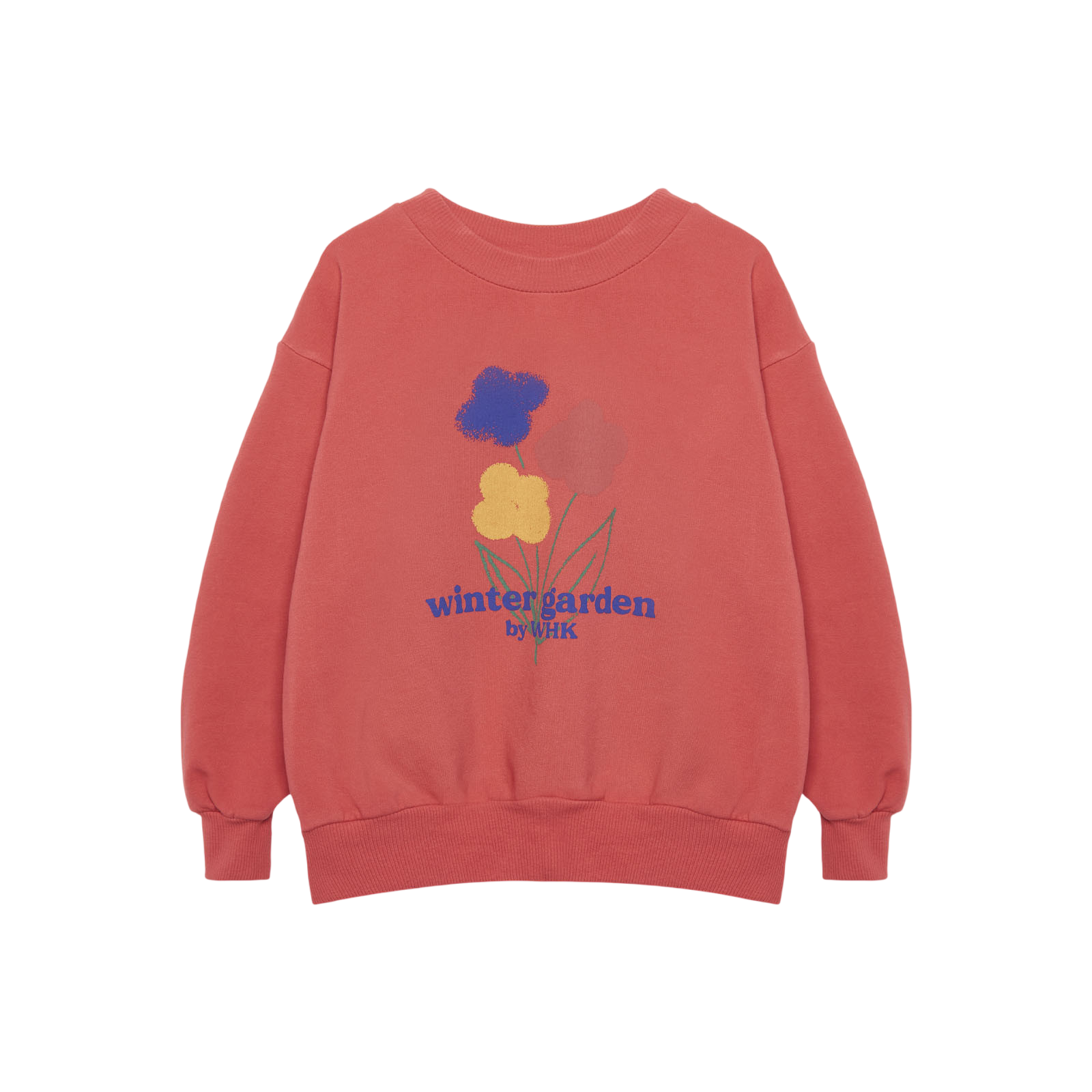 Sweatshirt Winter Garden Red