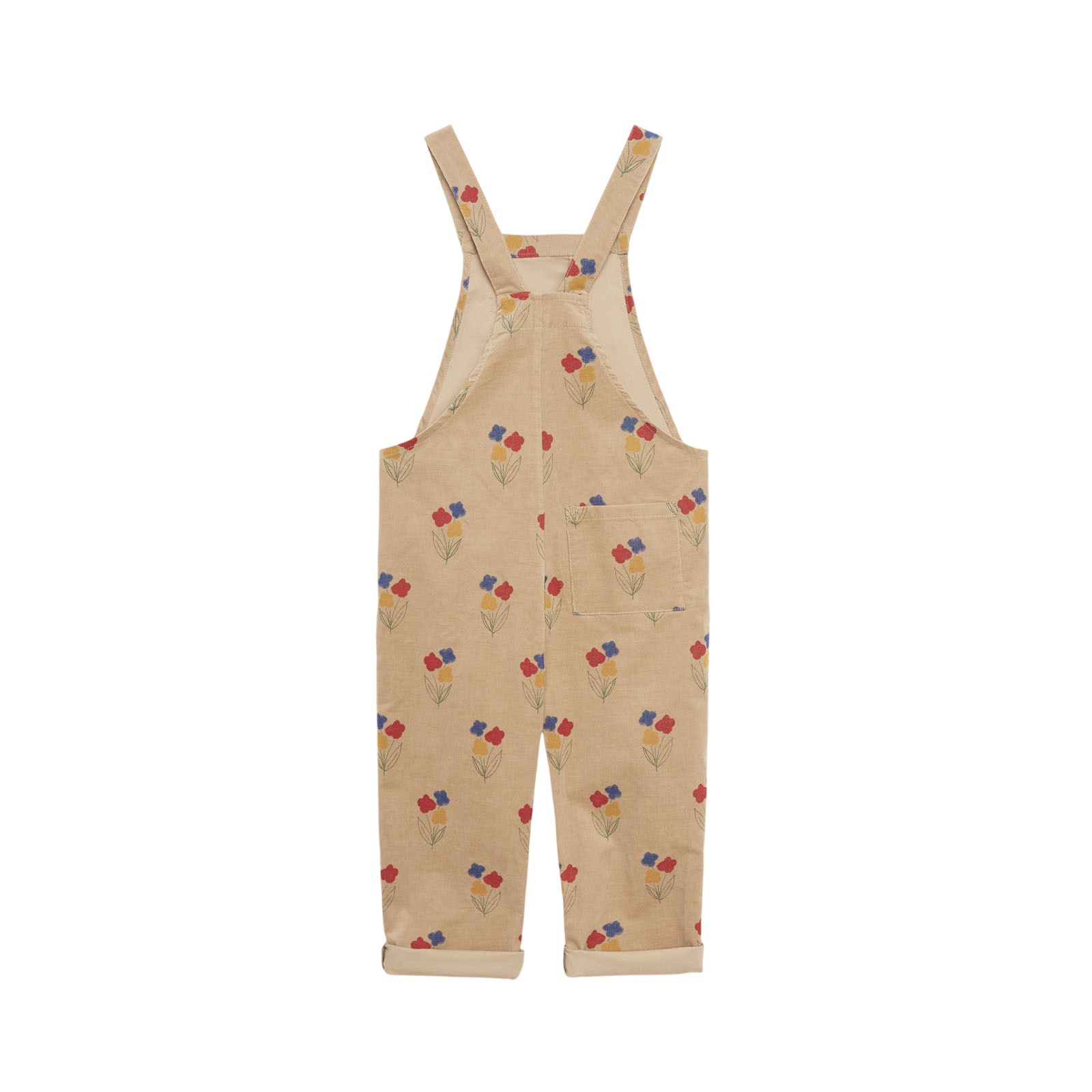 Salopette Flowers All Over Camel