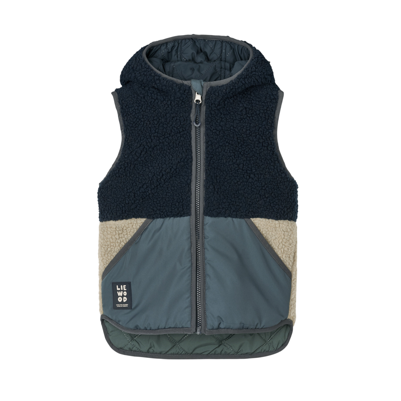 Weste Diana Whale Blue Multi Mix