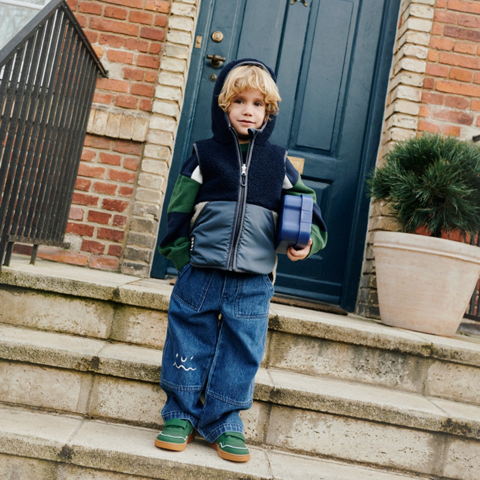 Gilet Diana Whale Blue Multi Mix