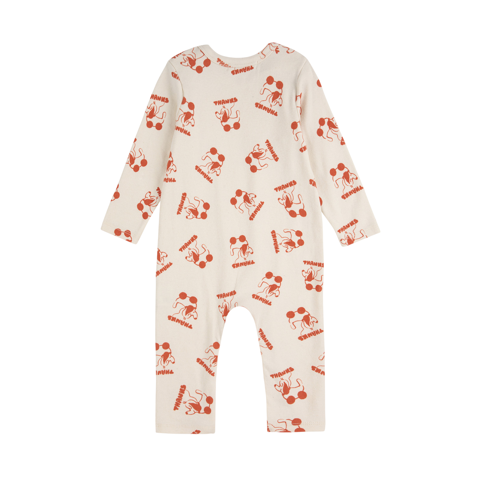 Combinaison bébé Rolling Dog blanc cassé