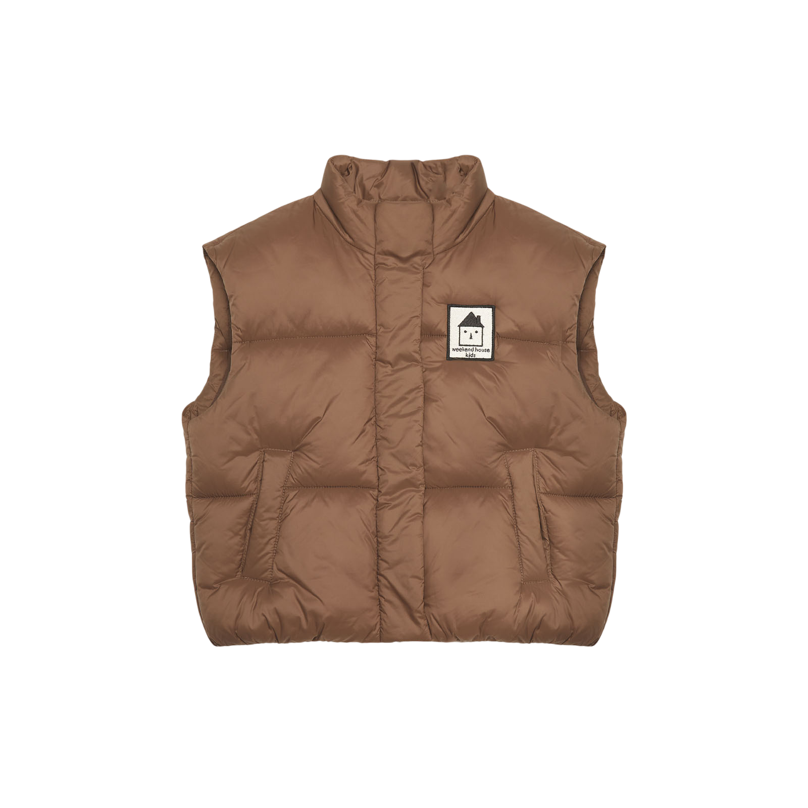 Puffer Vest Brown