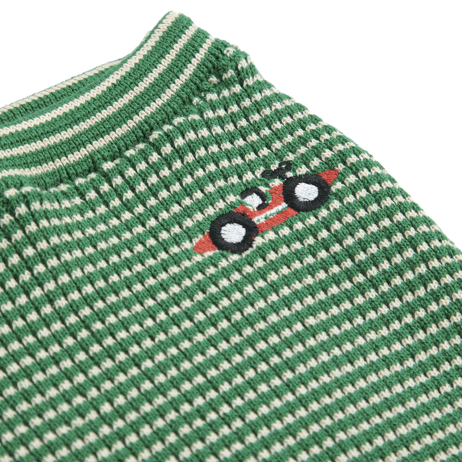 Leggings bébé Race Car Footed Light Green