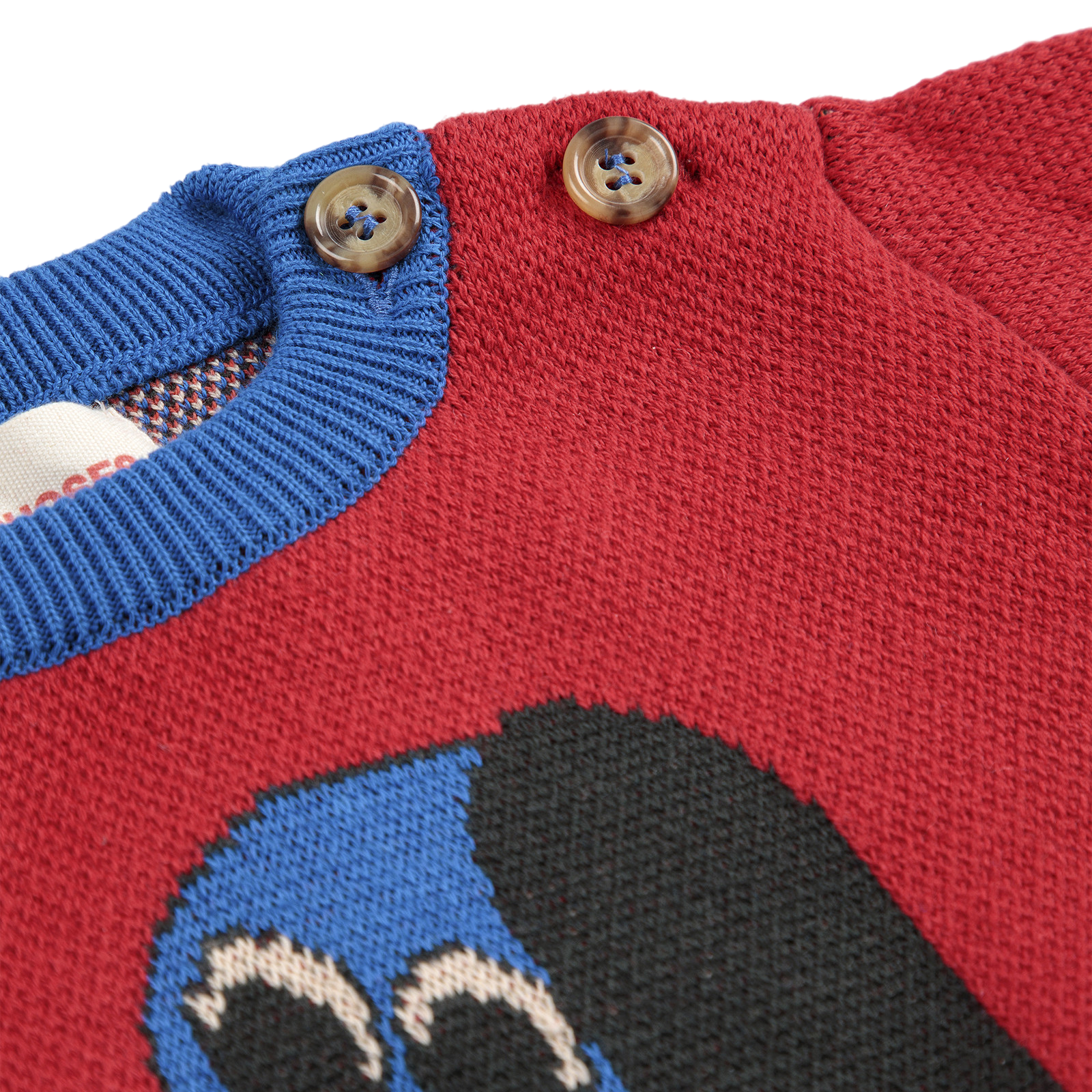 Baby sweater Doggy Mate Jacquard Red