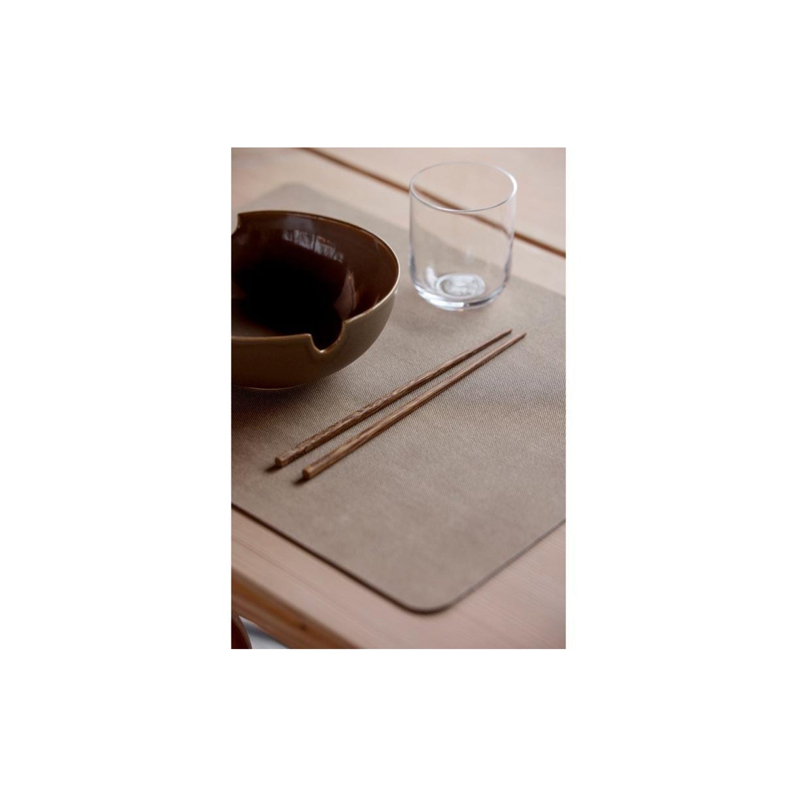 Villa Collection placemat Shoku 35 cm x 46 cm, beige