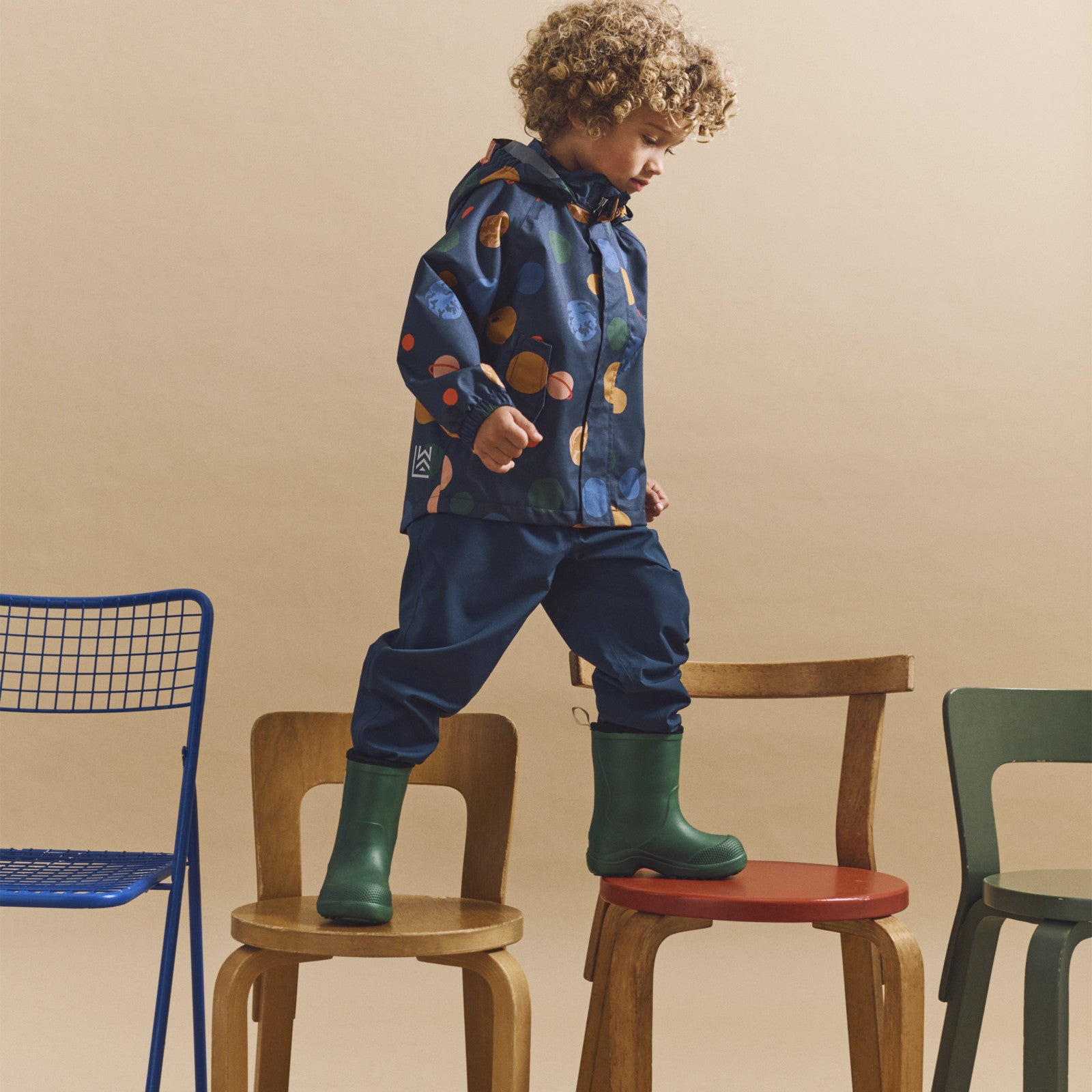 Aston Garden Green Mix rubber boots