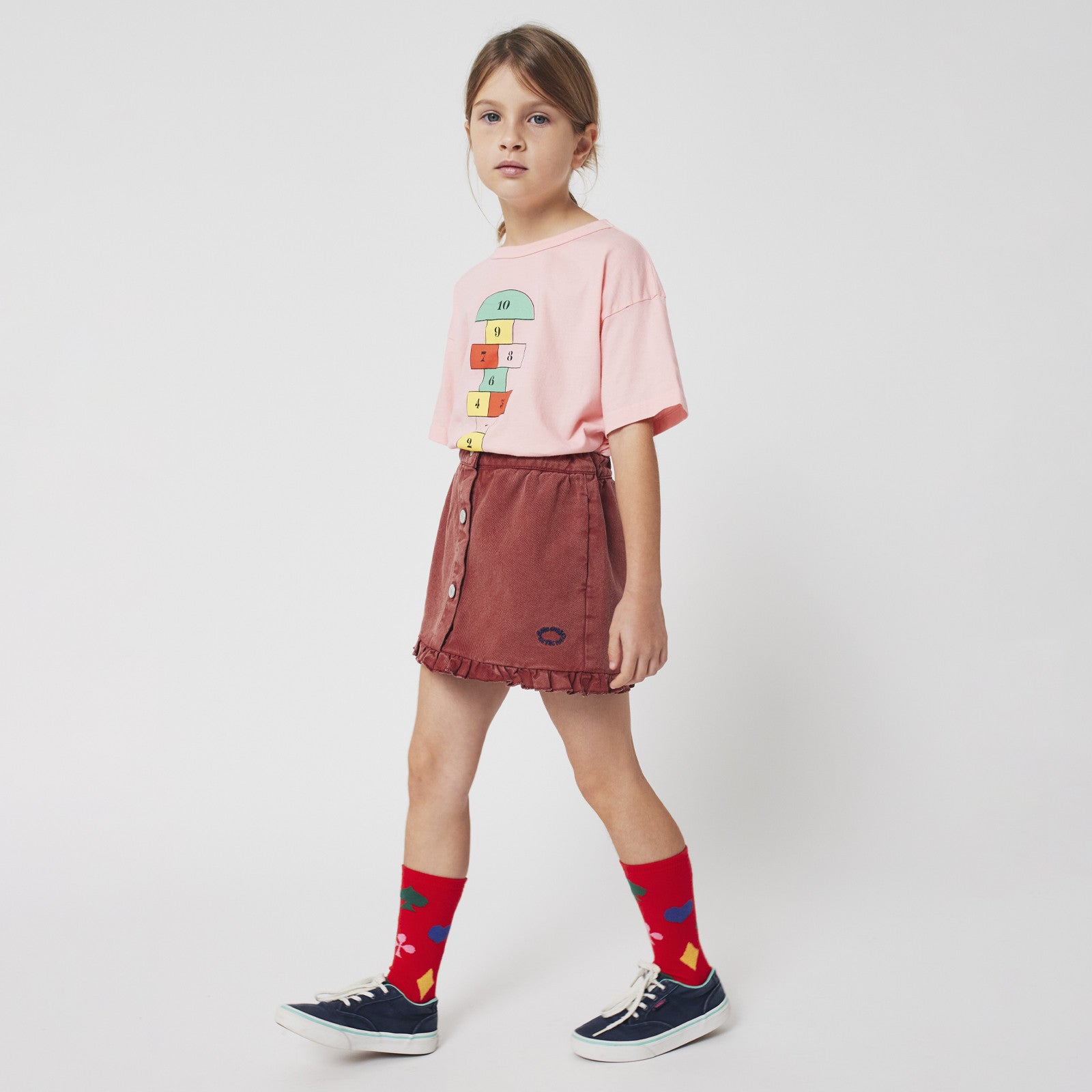 T-shirt Hopscotch Pink
