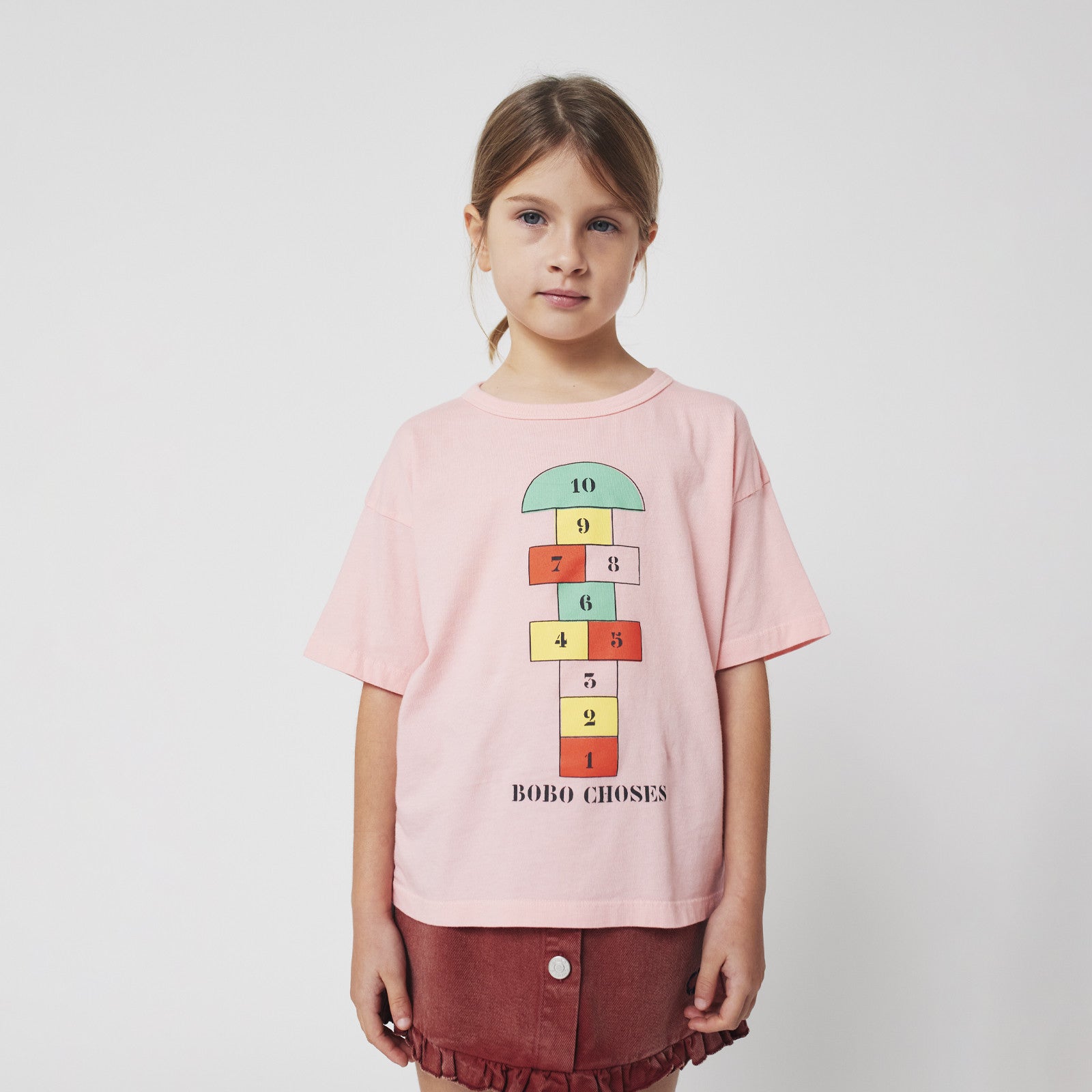 T-shirt Hopscotch Pink