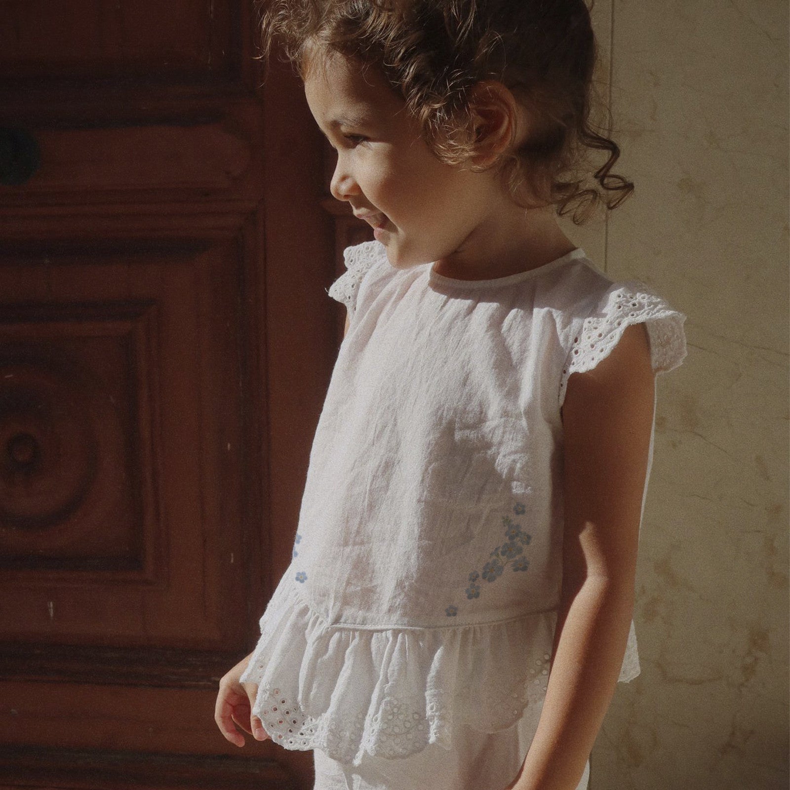 Blouse RHW x KS Fiori Optic White