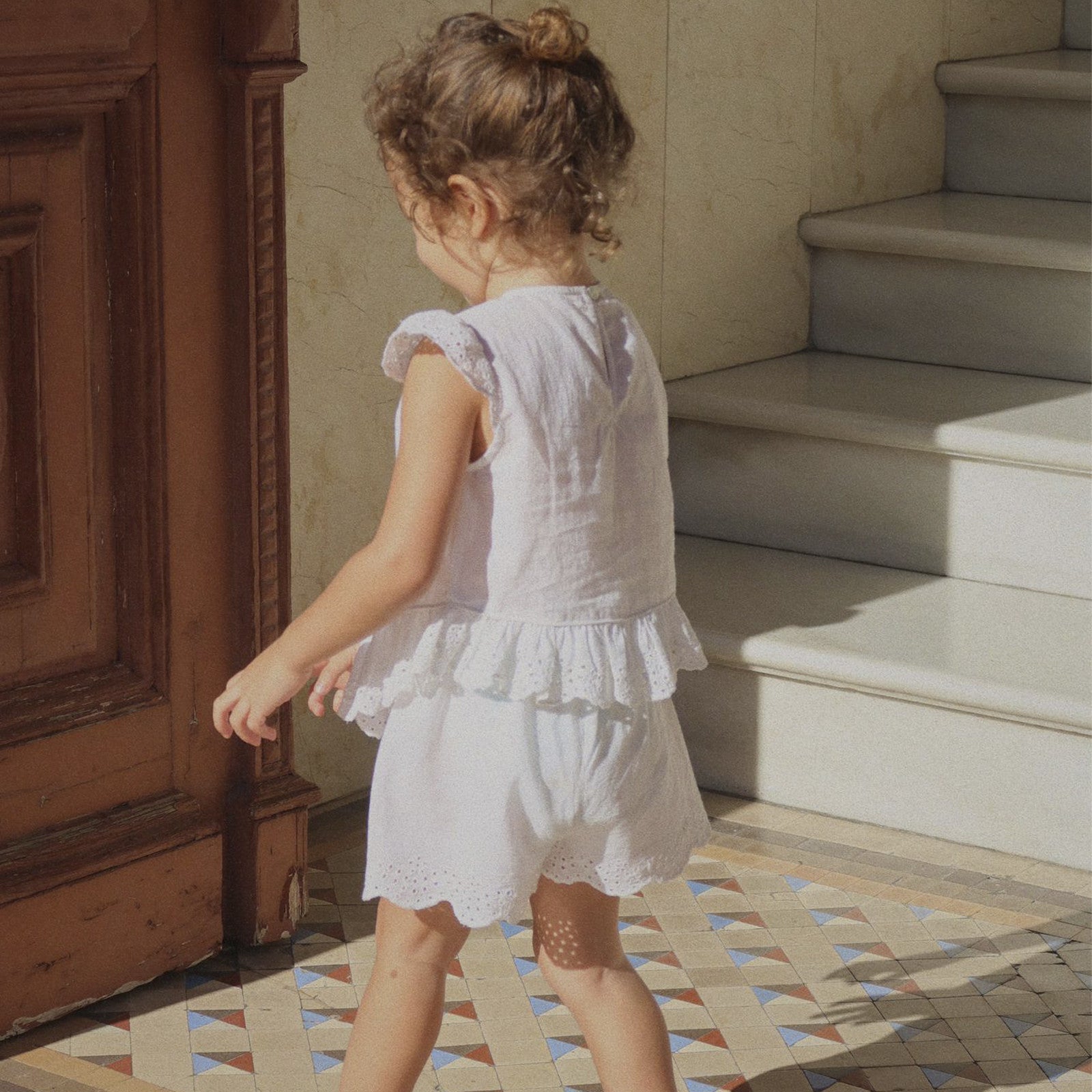 Blouse RHW x KS Fiori Optic White