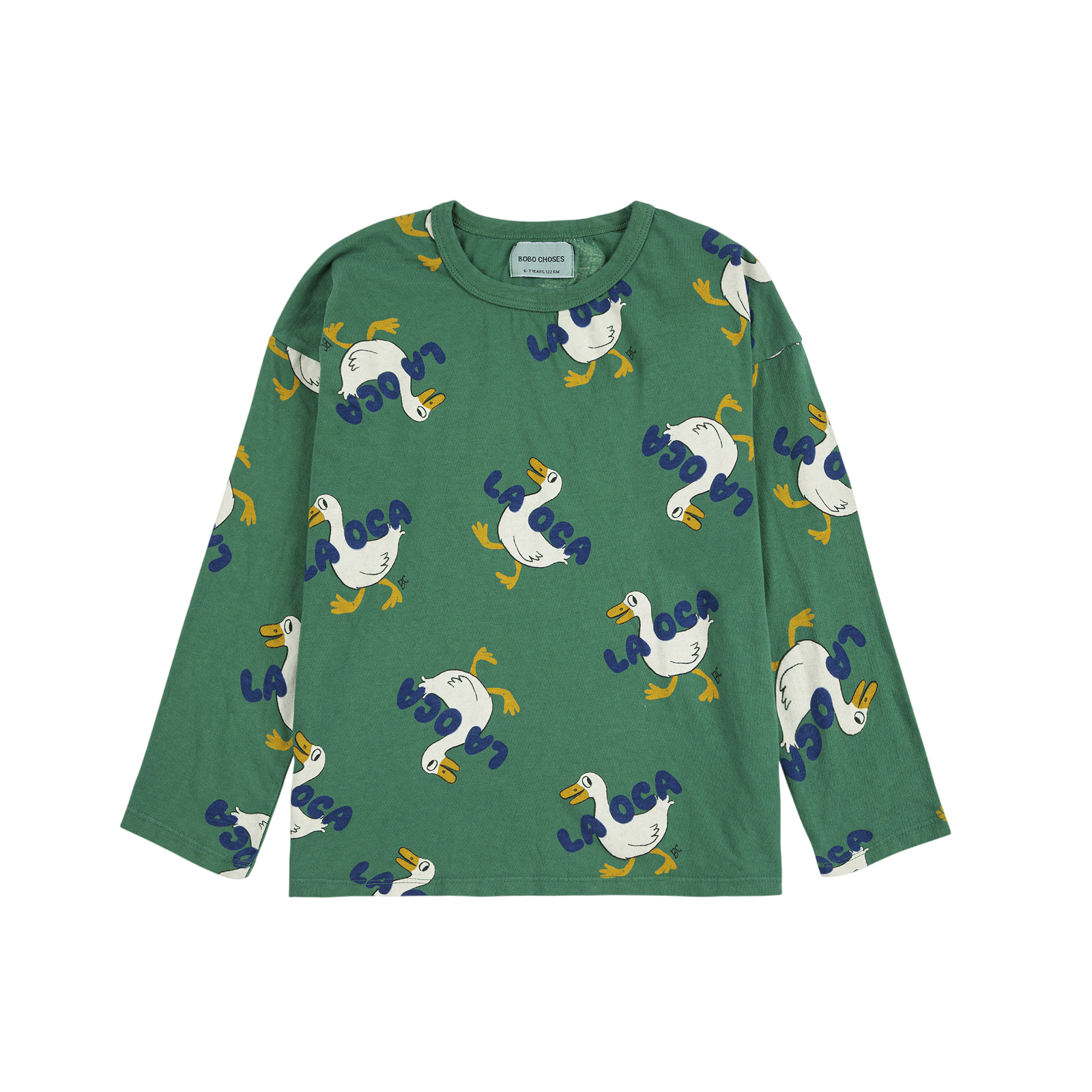 Langarmshirt La Oca All Over Green