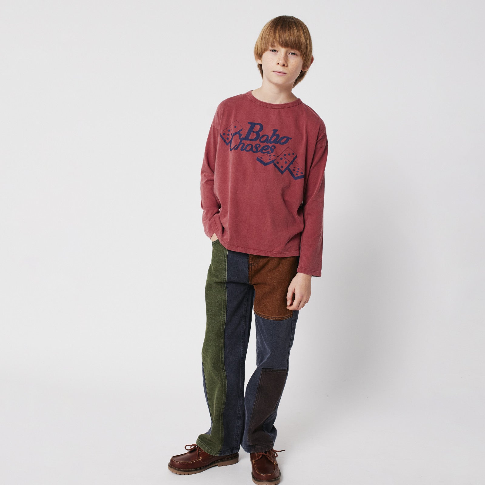 Long-sleeved shirt Dominos Brown