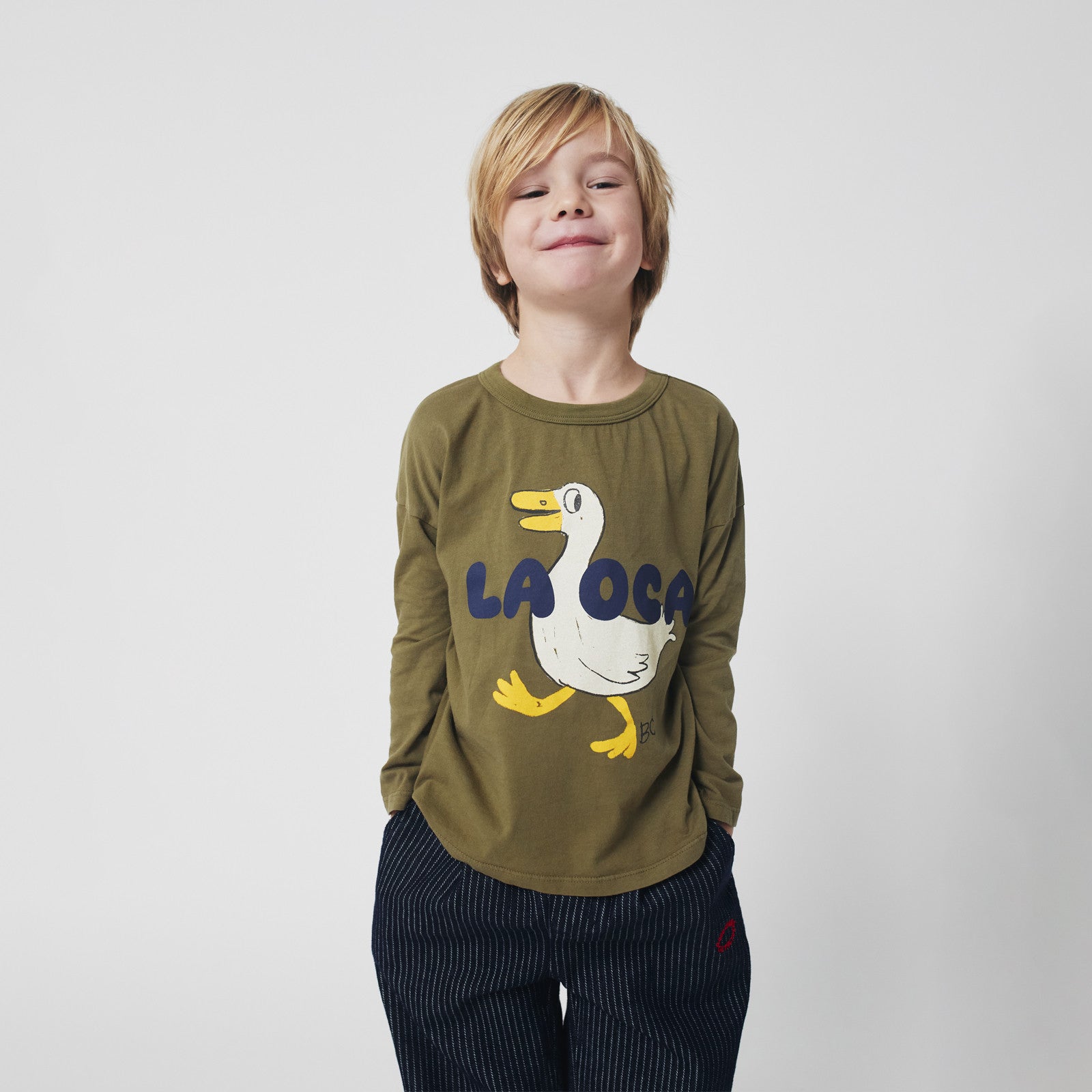 Langarmshirt La Oca Khaki