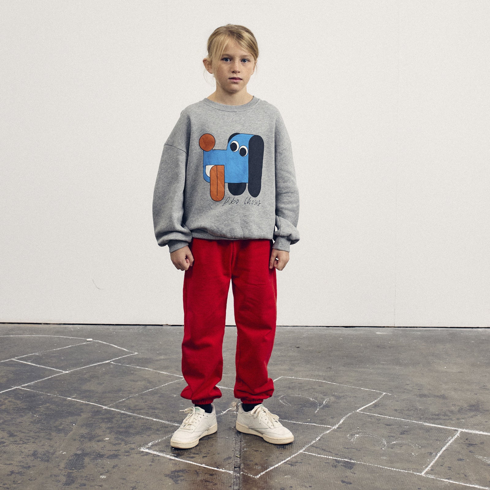 Sweatshirt Doggy Mate Heather Gray