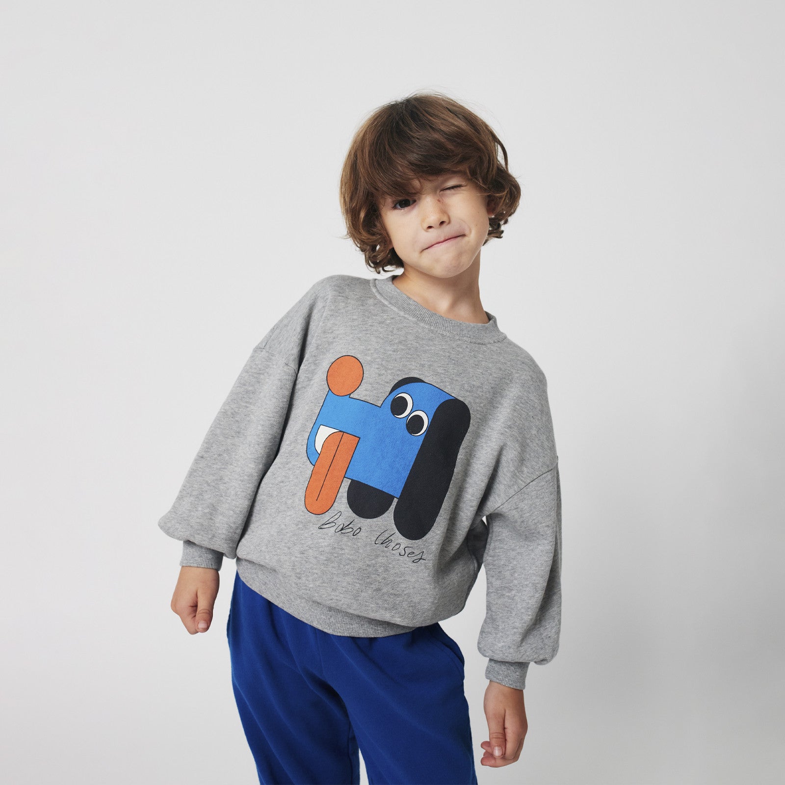 Sweatshirt Doggy Mate Heather Gray