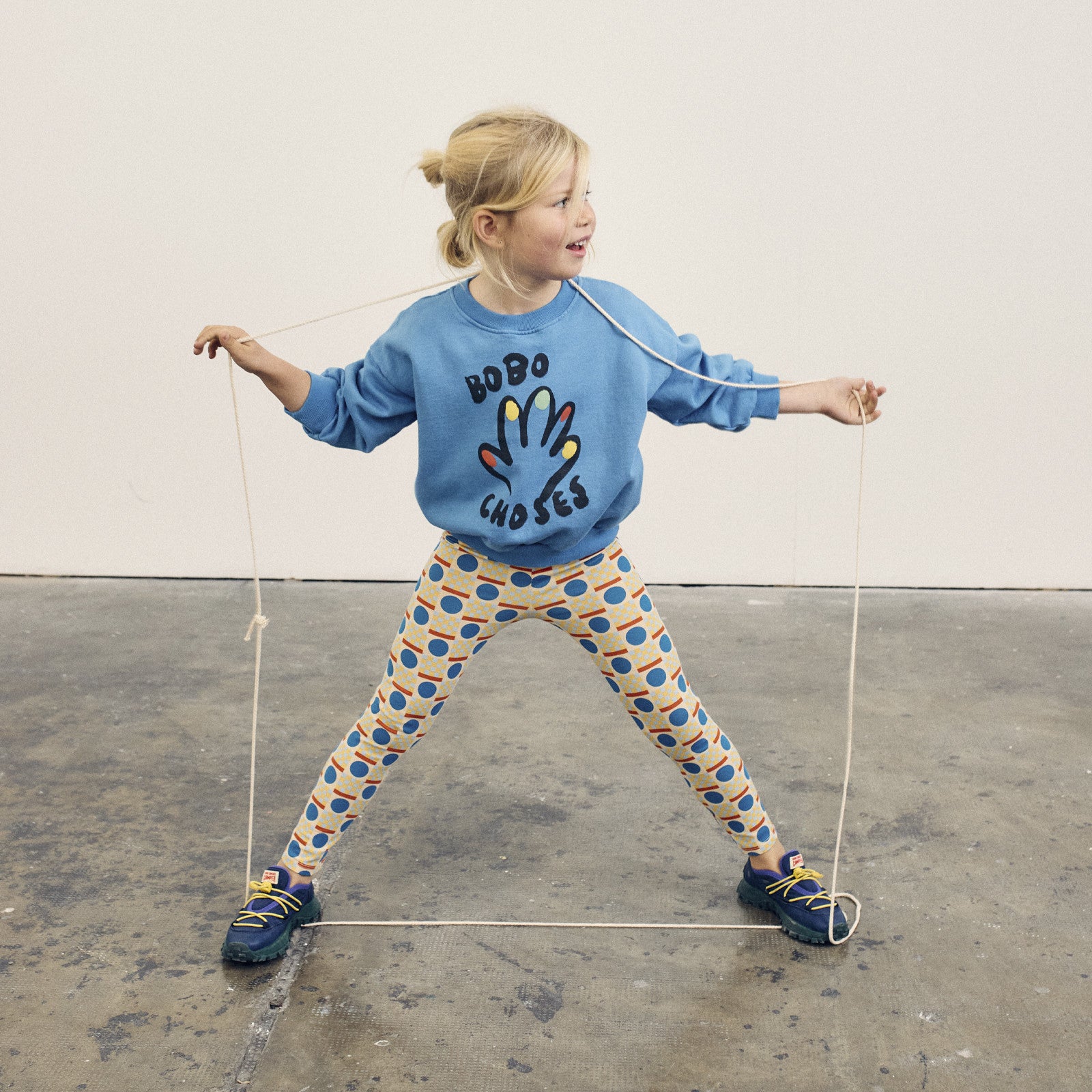 Leggings Geometric Scacs All Over Offwhite