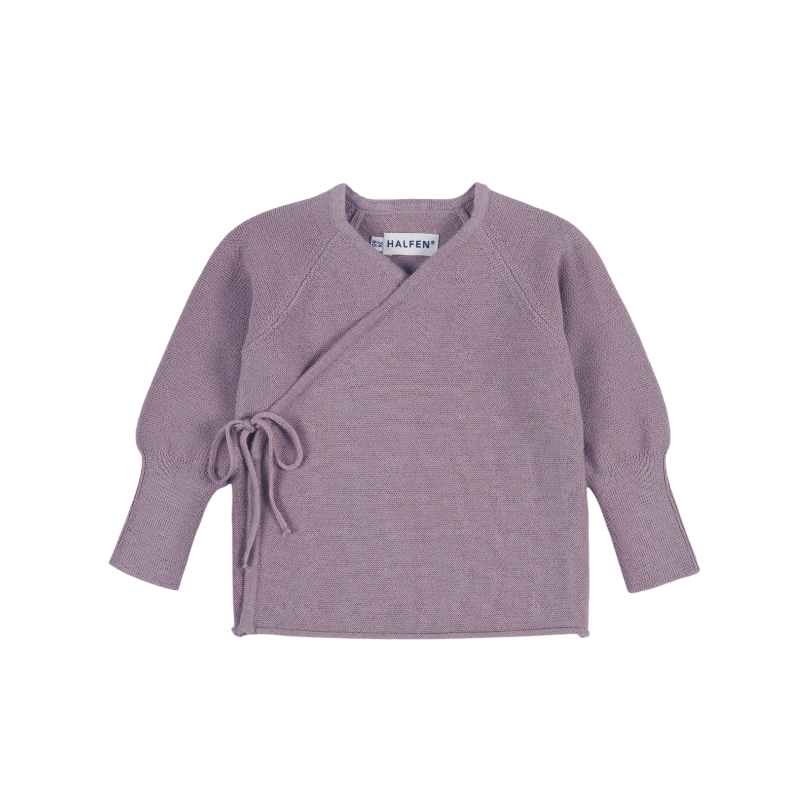 Tricot fin pour bébé Schlüttli laine mérinos mauve