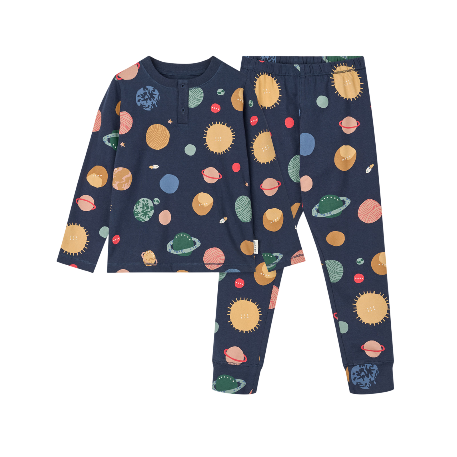 Pyjama Set Wilhelm Printed Universe Classic Navy