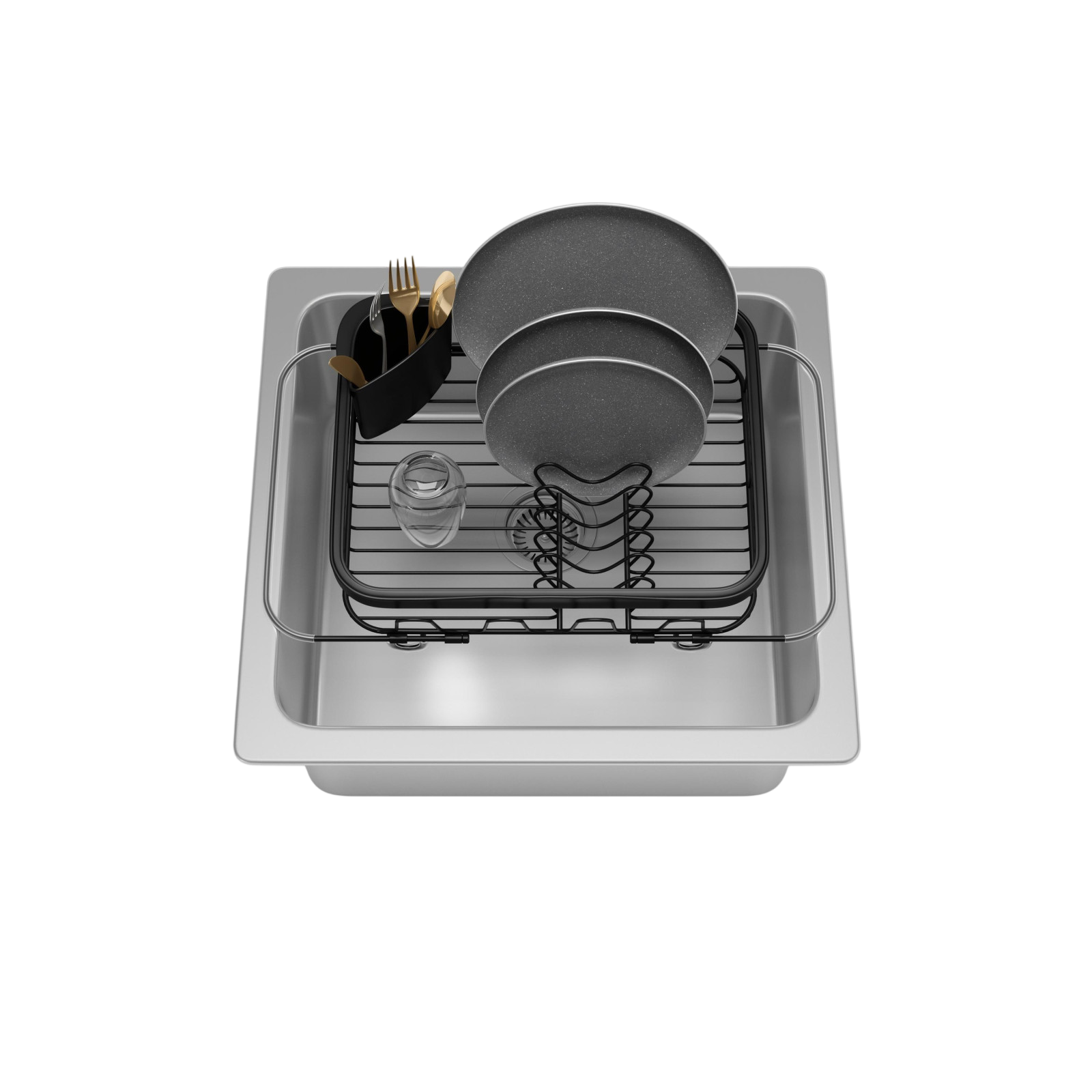 Umbra Sinkin Drainer, Black