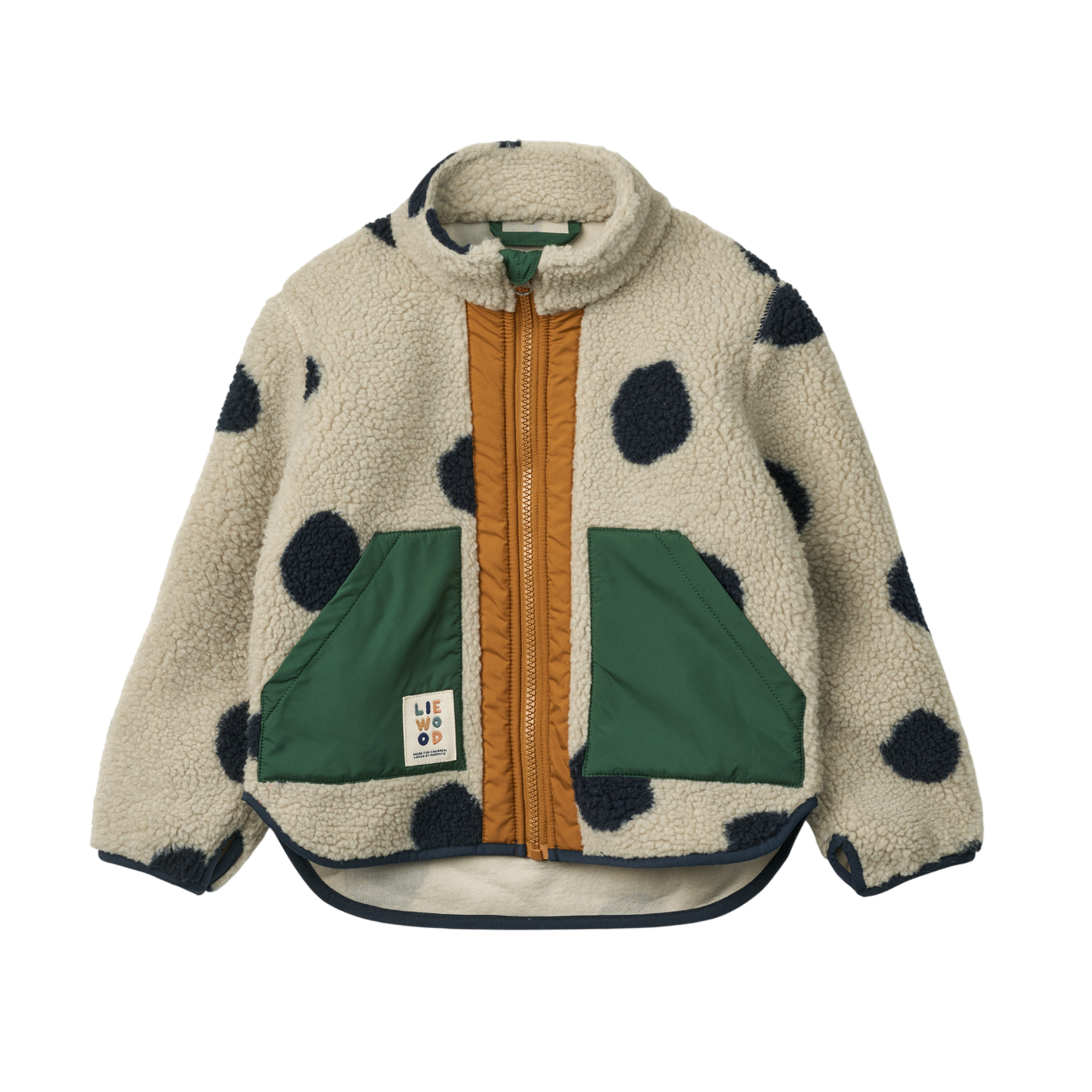 Jacke Noam Pile Spot Dots Mist