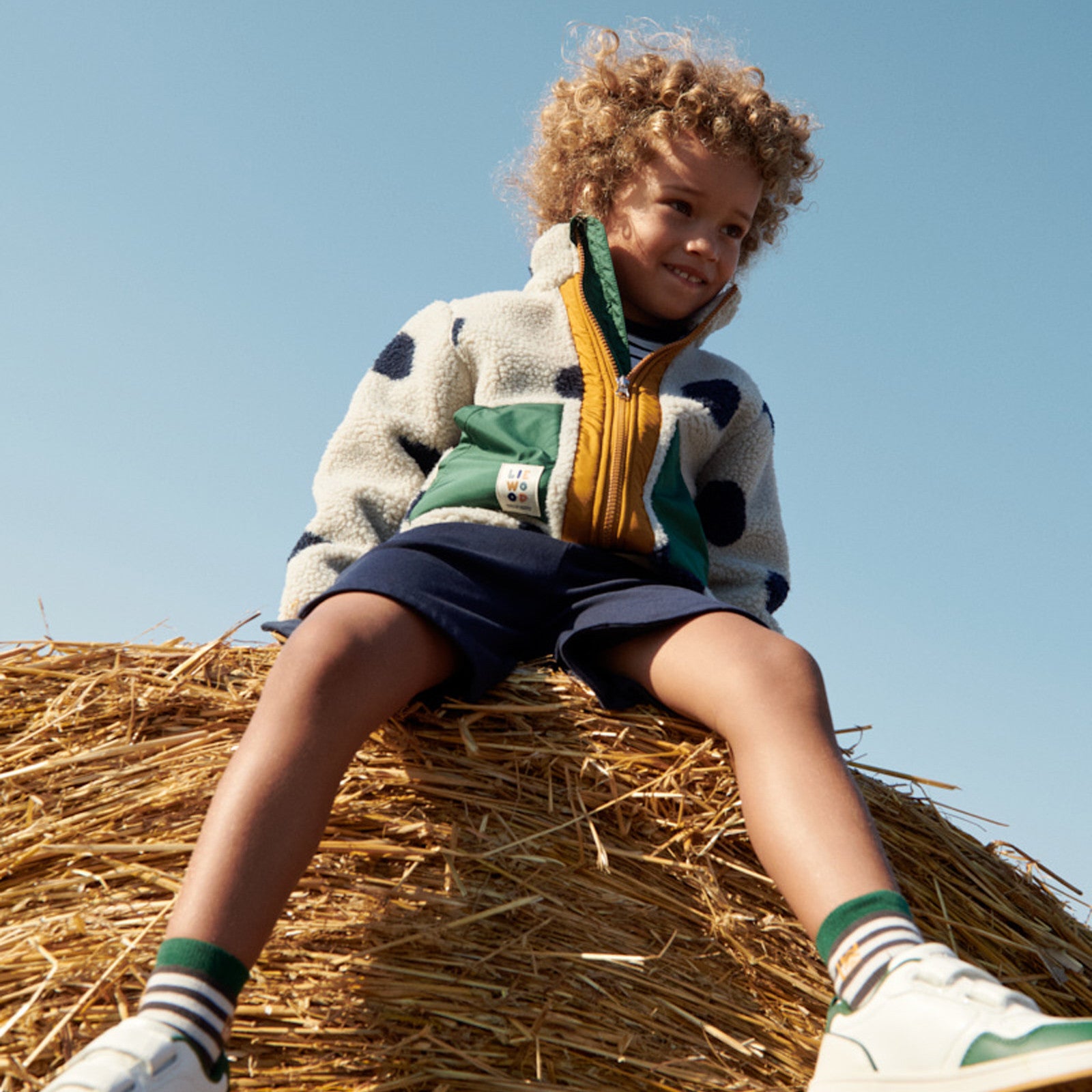 Veste Noam Pile Spot Dots Mist