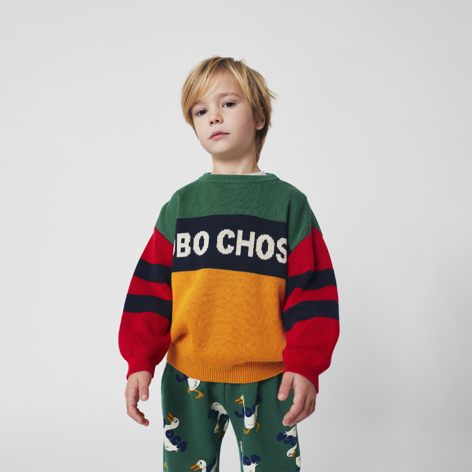 Pull Bobo Choses Color Block Multicolor