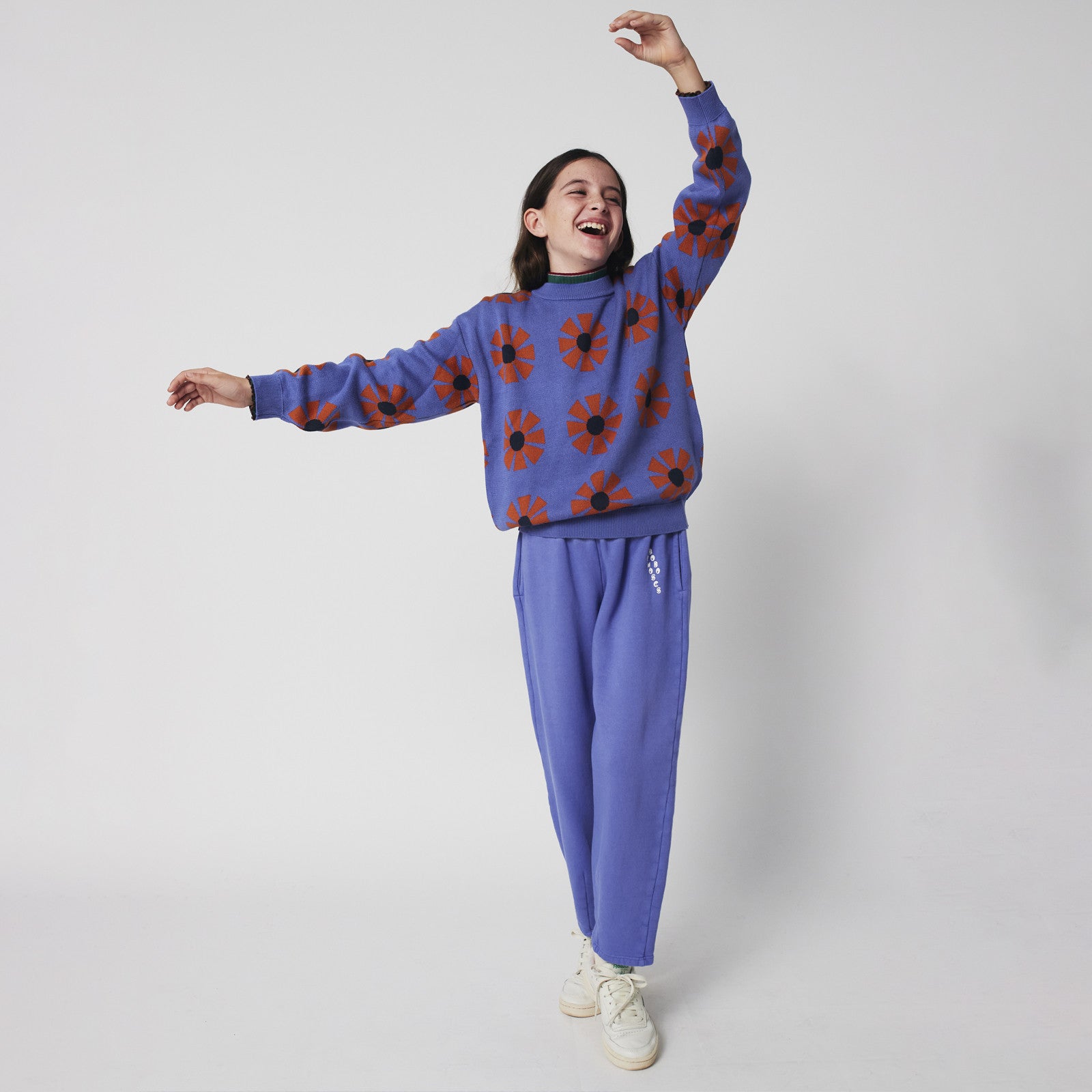 Pull-over Kaléidoscope Jacquard Purple