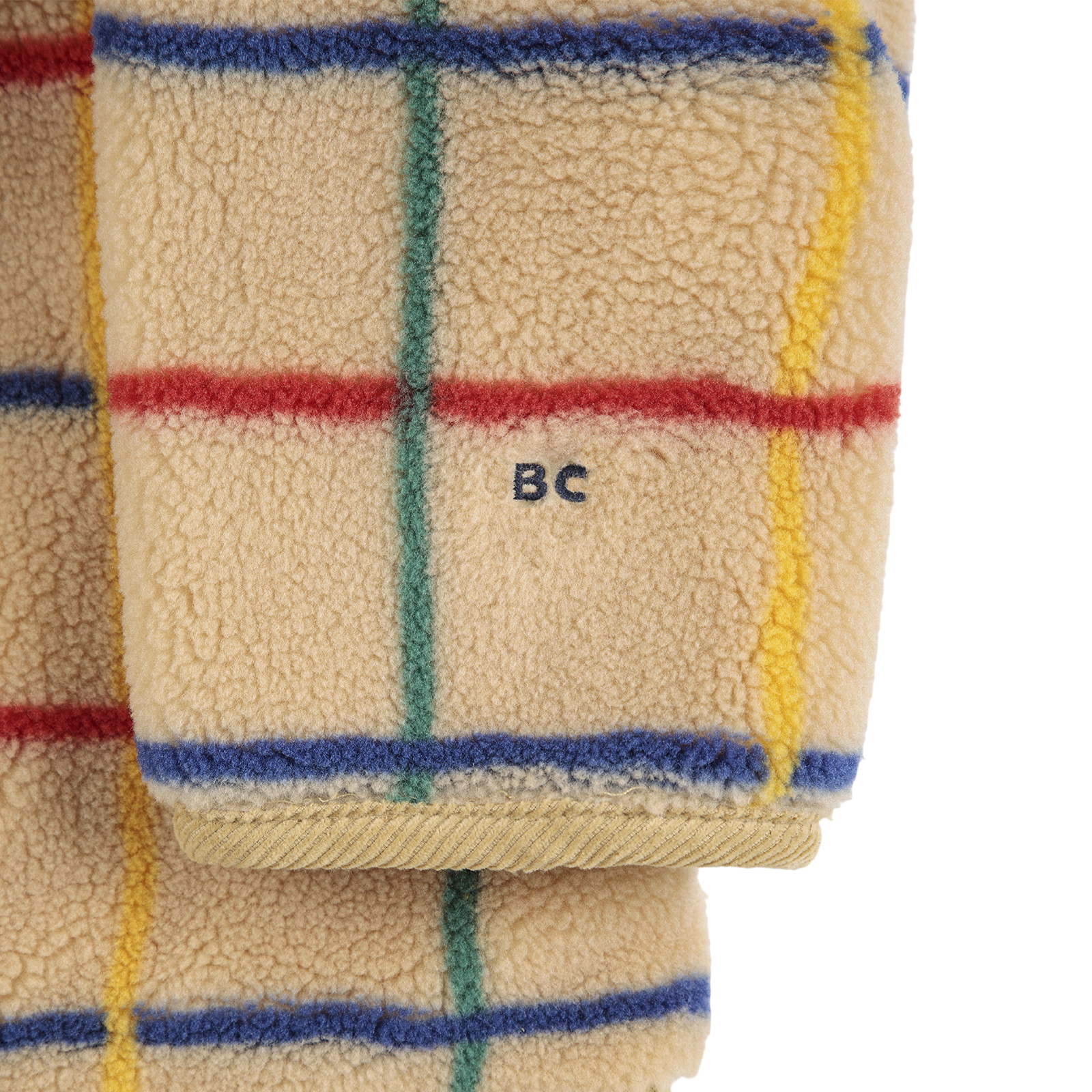 Jacke Sheepskin Color Stripes Beige