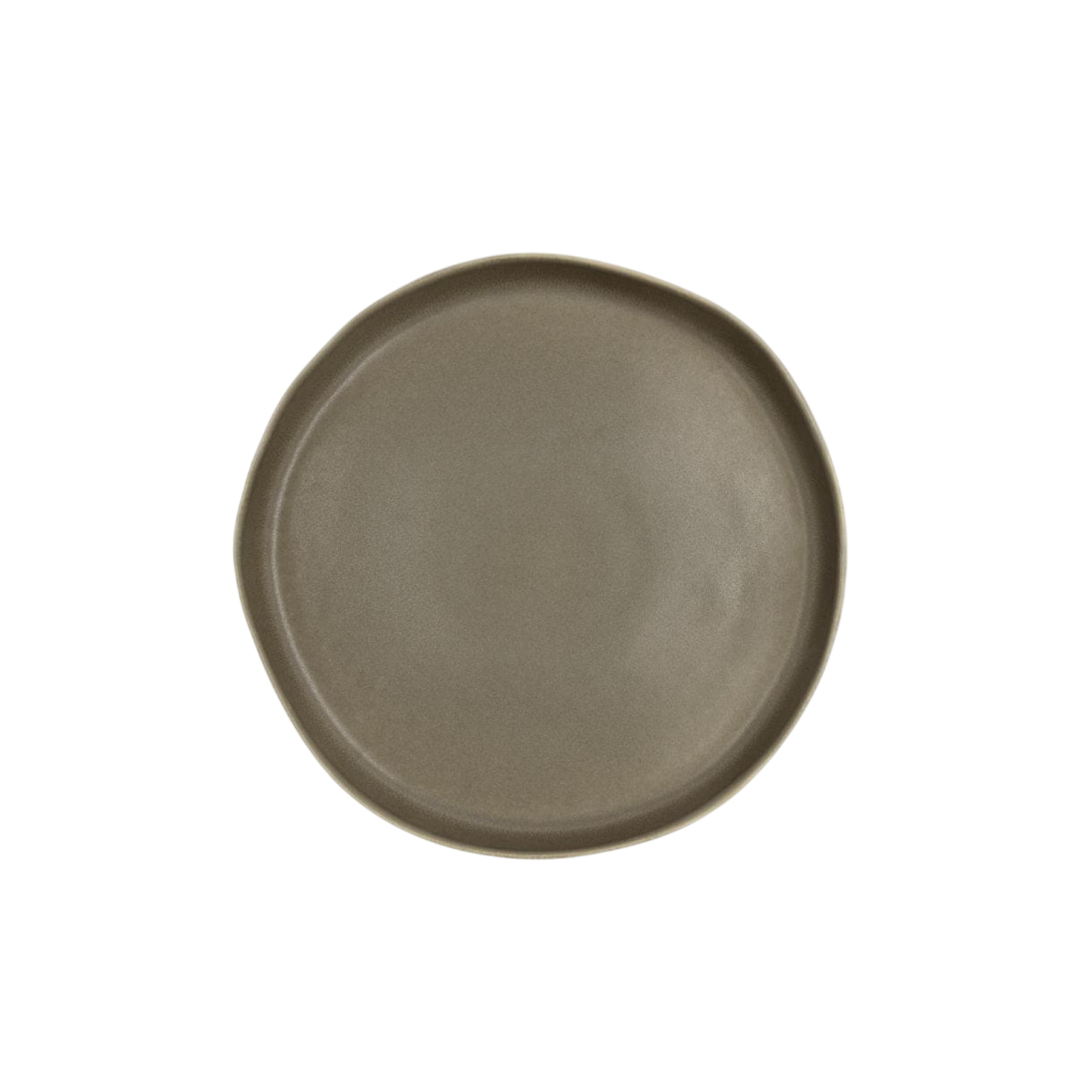 Villa Collection Servierplatte rund Shoku Braun