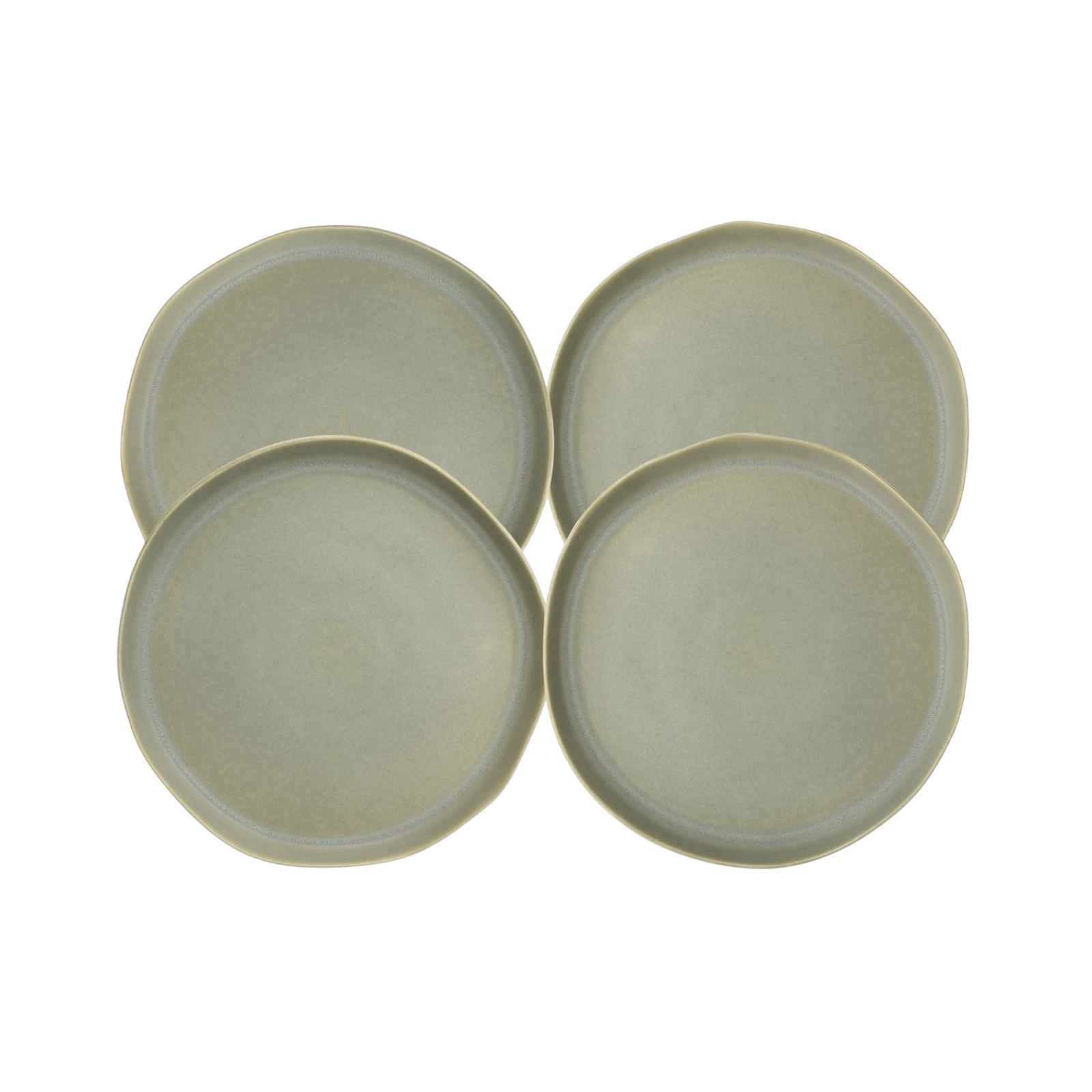 Villa Collection Servierplatte rund Shoku Grün