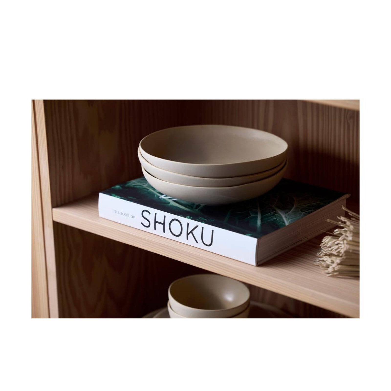 Villa Collection bowl Shoku 23 cm, 6 pieces, beige