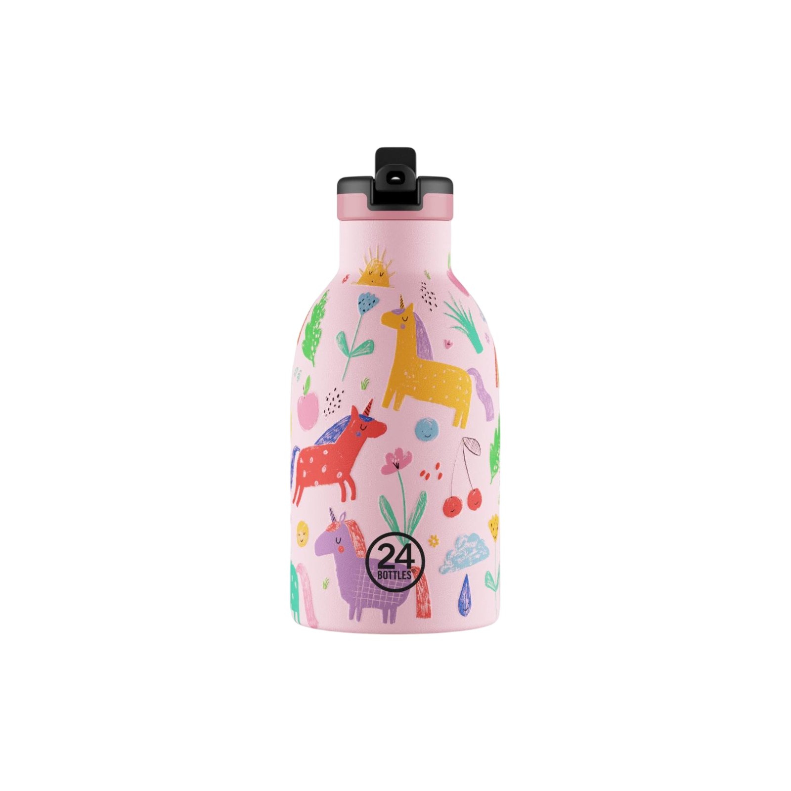 24Bottles thermos bottle Clima 330 ml, multicolored/pink, Magic Friends