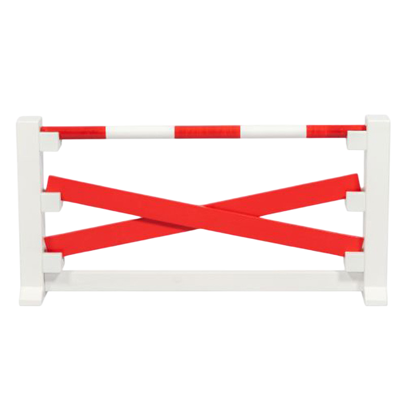 Mini horse jump Crossed rails