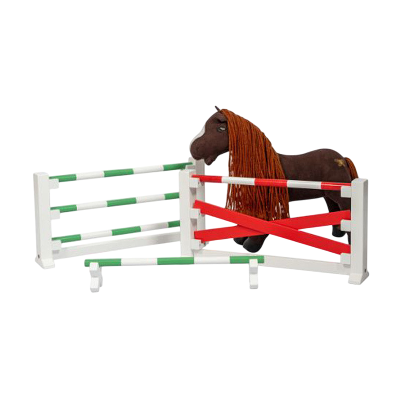 Mini horse jump Crossed rails