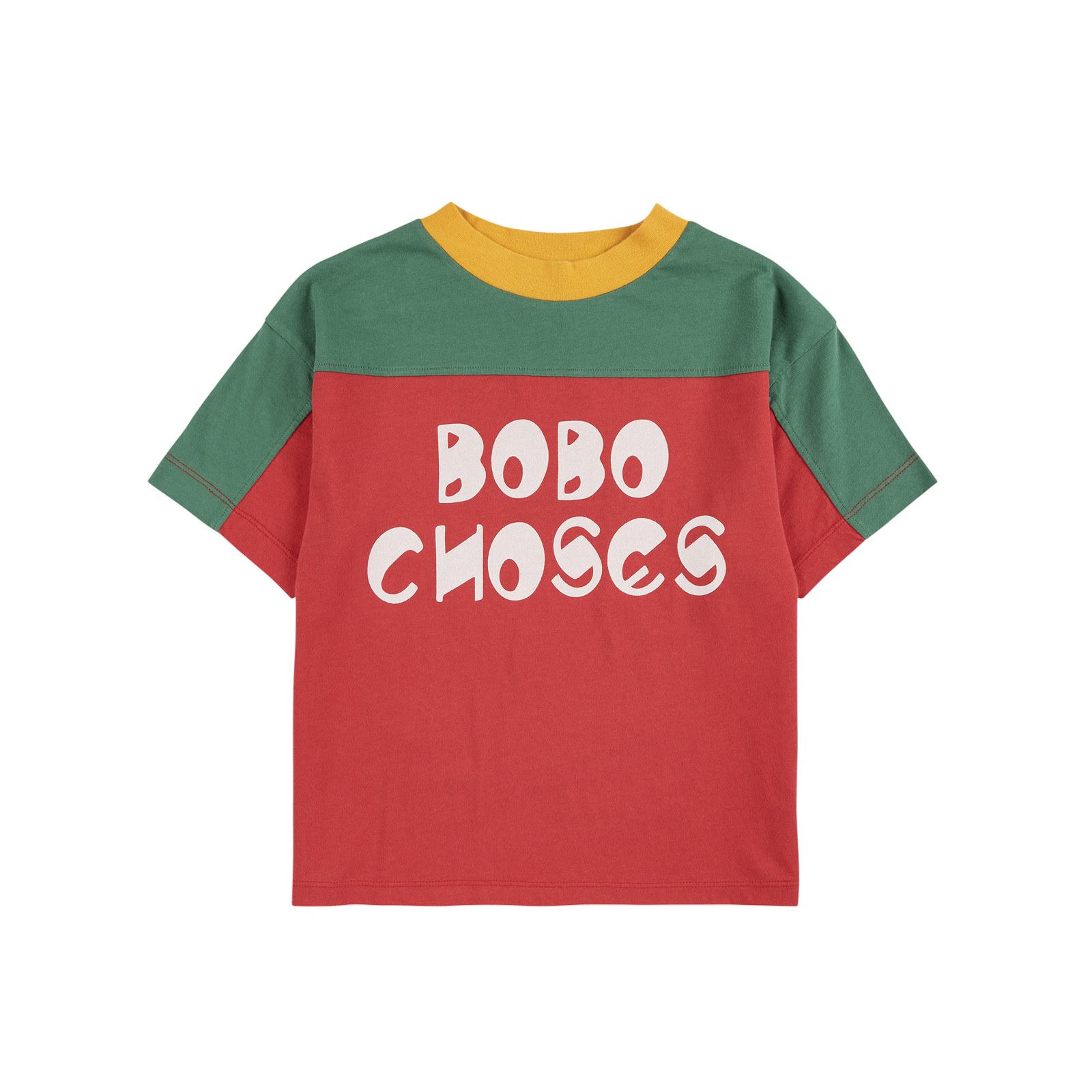 T-Shirt Bobo Choses Color Block Multicolor