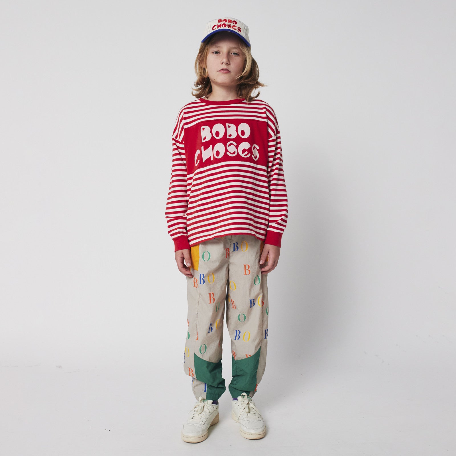 Long sleeve shirt Bobo Choses Stripes Red