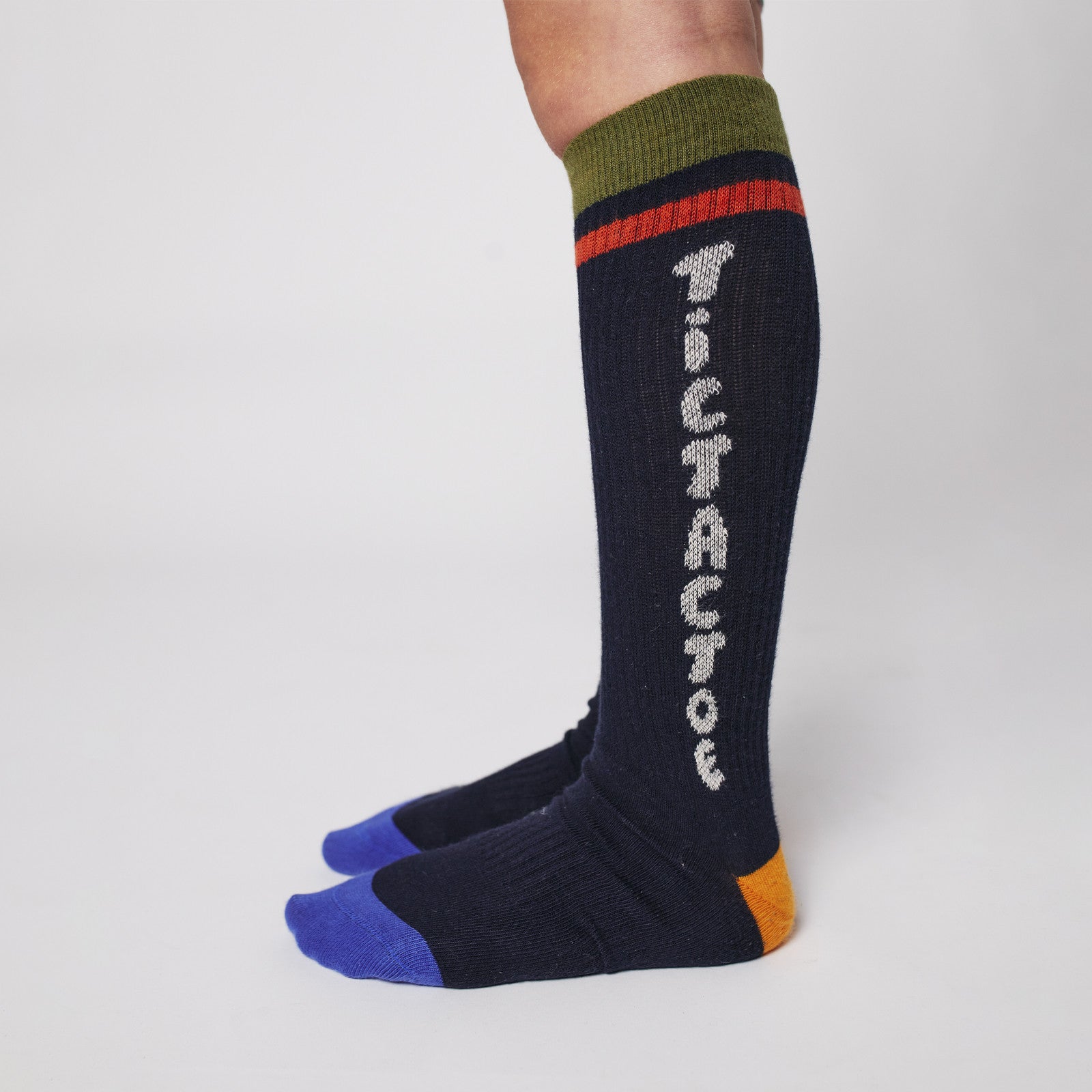 Chaussettes Extra Longues Tic Tac Toe Navy Midnight Blue