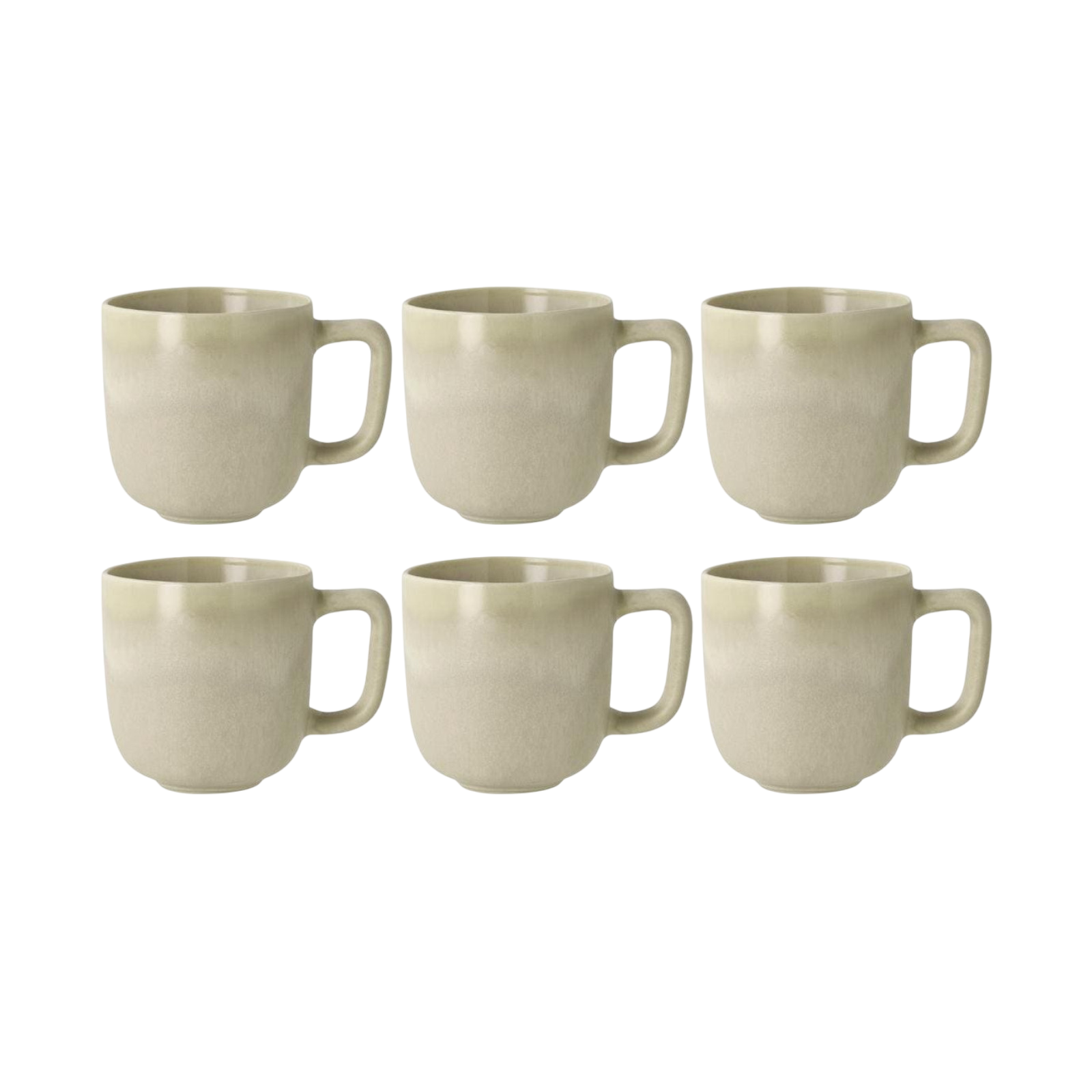 Villa Collection Shoku Coffee Cup 230 ml, 6 pieces, Beige