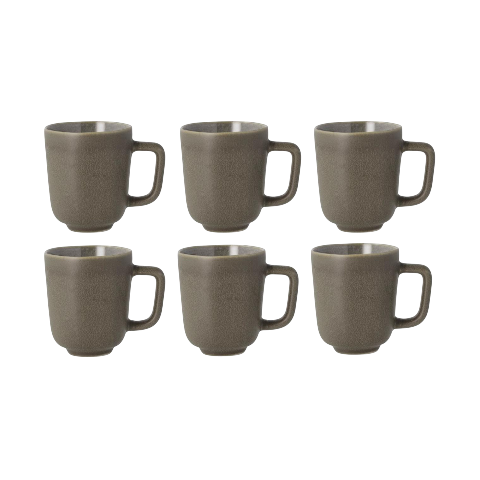 Villa Collection Coffee Cup Shoku 330 ml, 6 pieces, brown