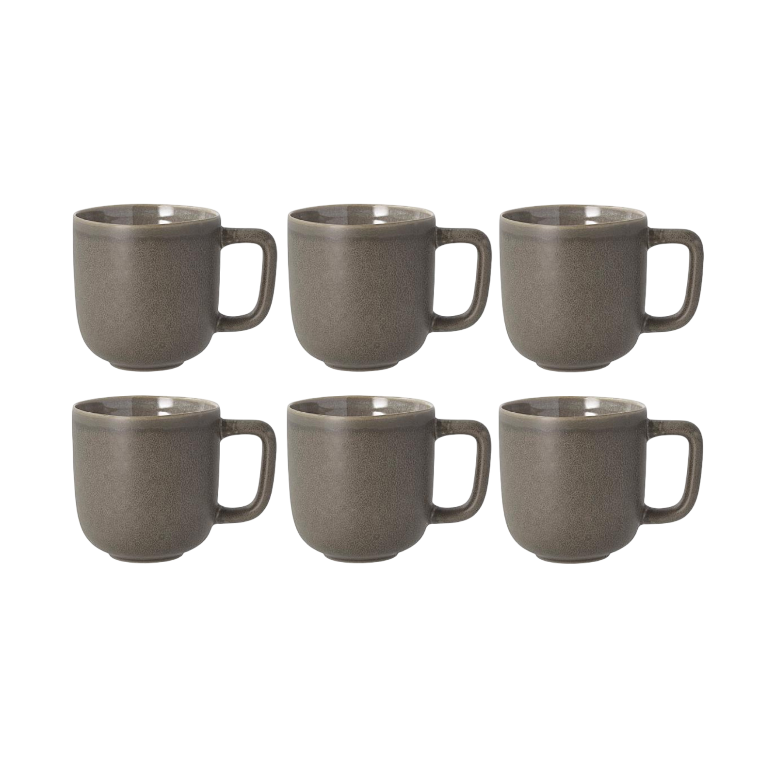 Villa Collection Coffee Cup Shoku 230 ml, 6 pieces, brown