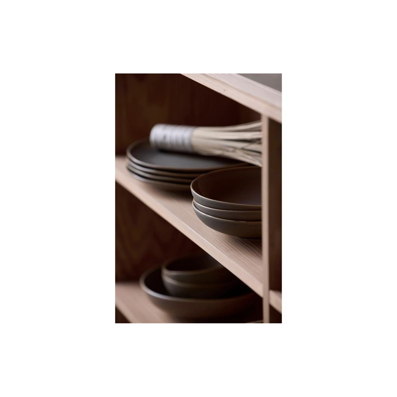 Villa Collection salad bowl Shoku 28 cm, 1 piece, brown